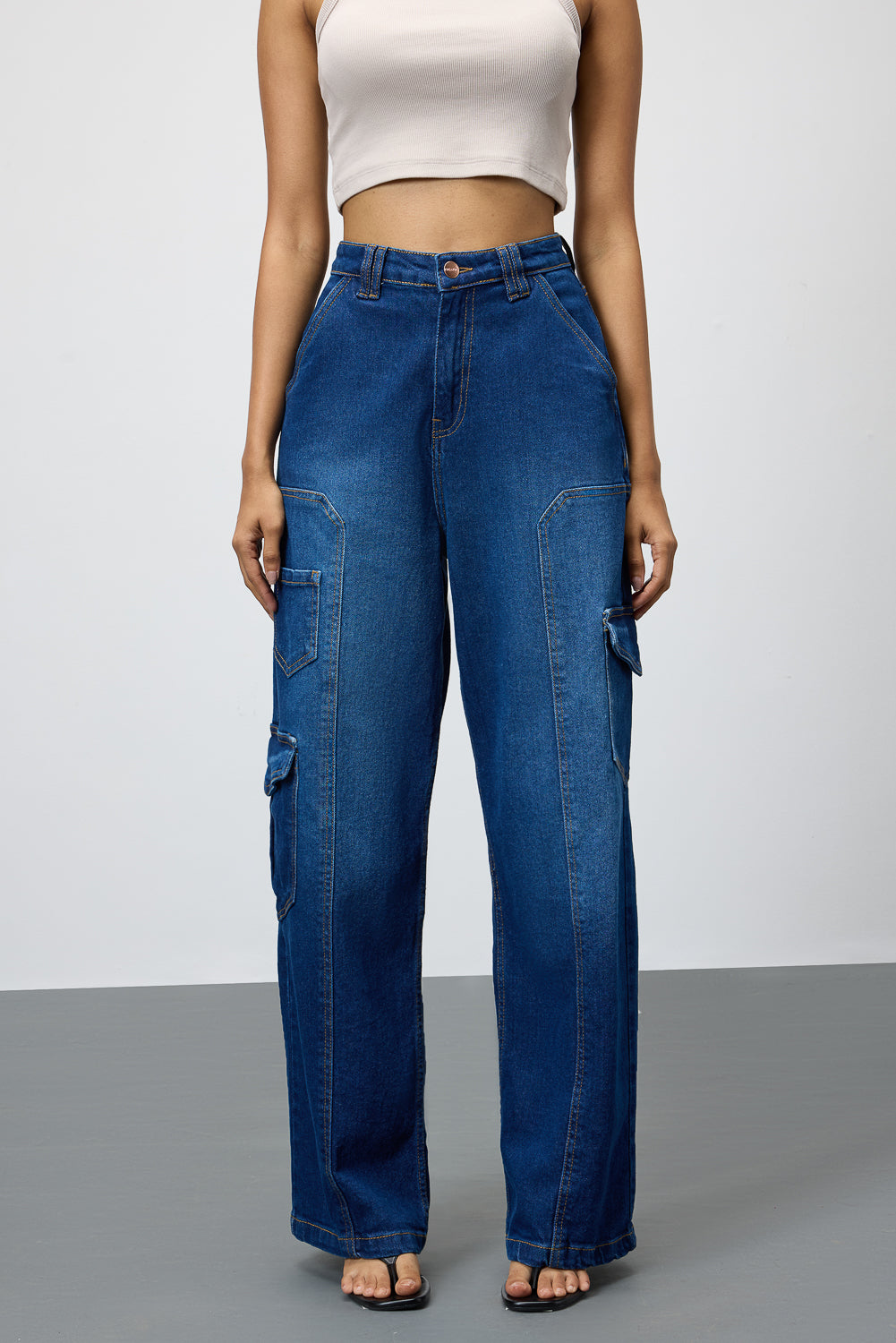 Streetwear Indigo Women's Cargo Pants