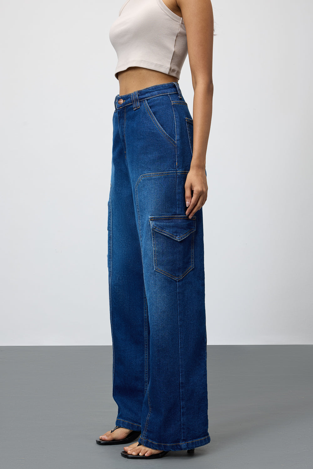 Streetwear Indigo Women's Cargo Pants