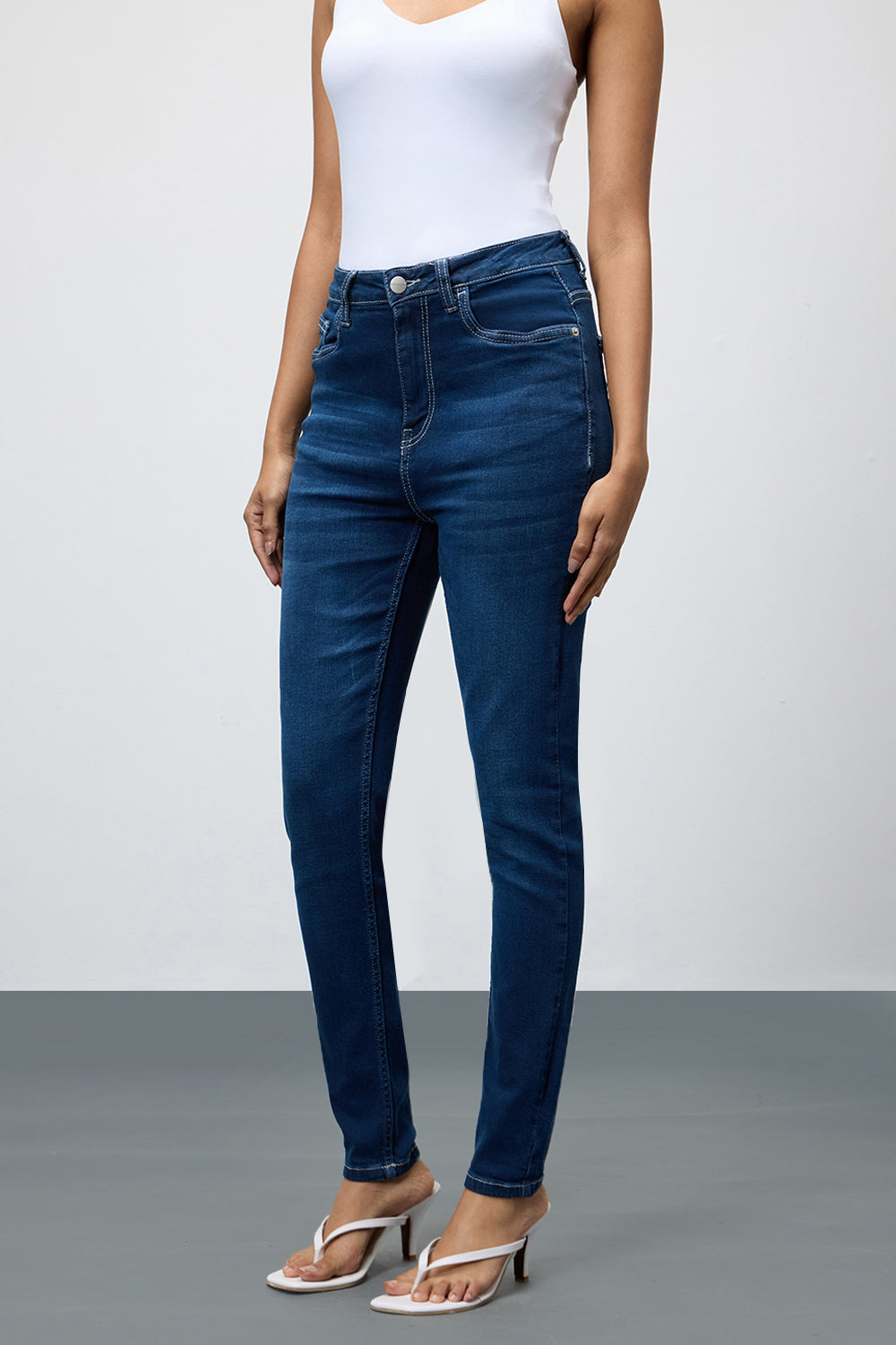 Slim Dusk Dark Blue Skinny Leg Jeans