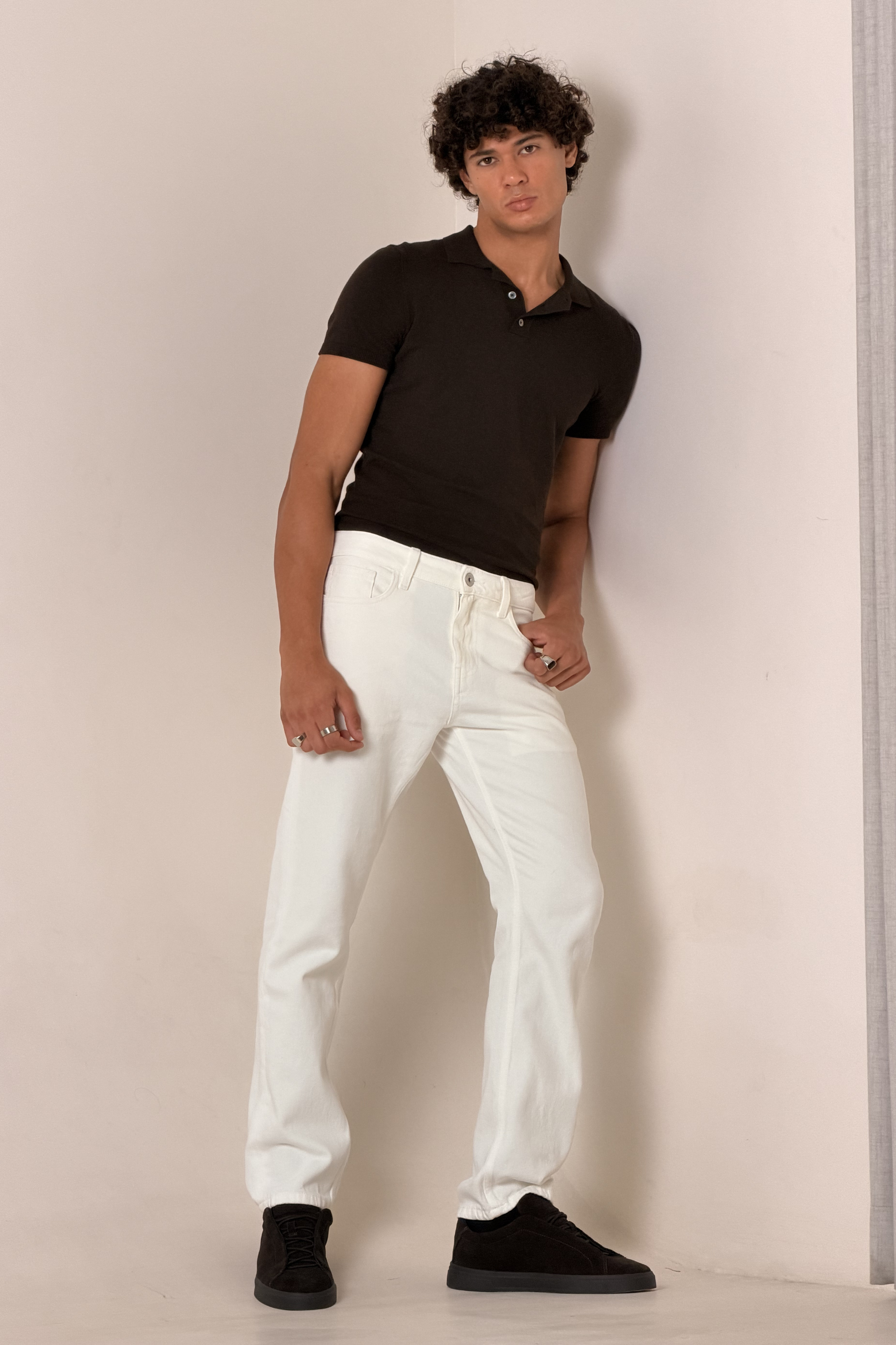 WhiteOut Straight Jeans