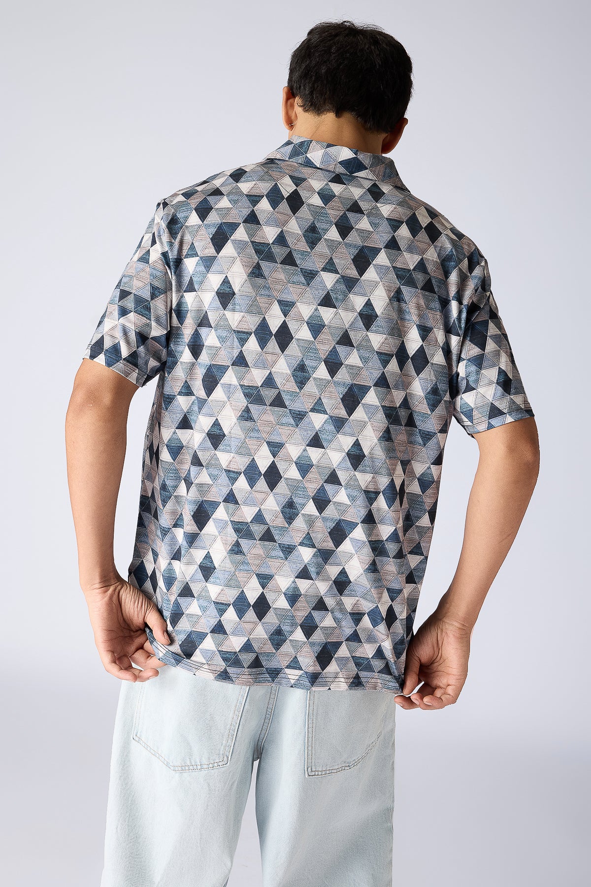 Prism Print Polo Men's T-Shirt