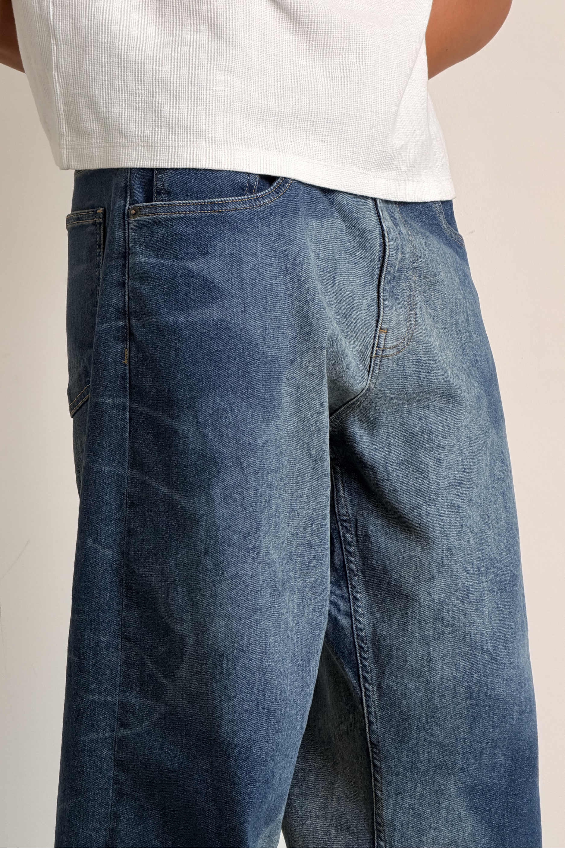 Acid Drip Baggy Jeans