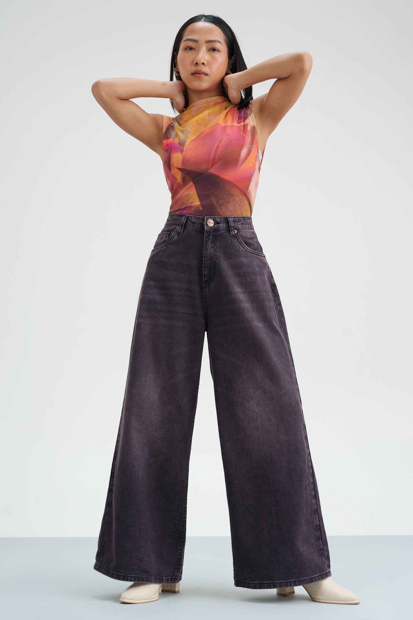 Astral Dark Wide Leg Jeans