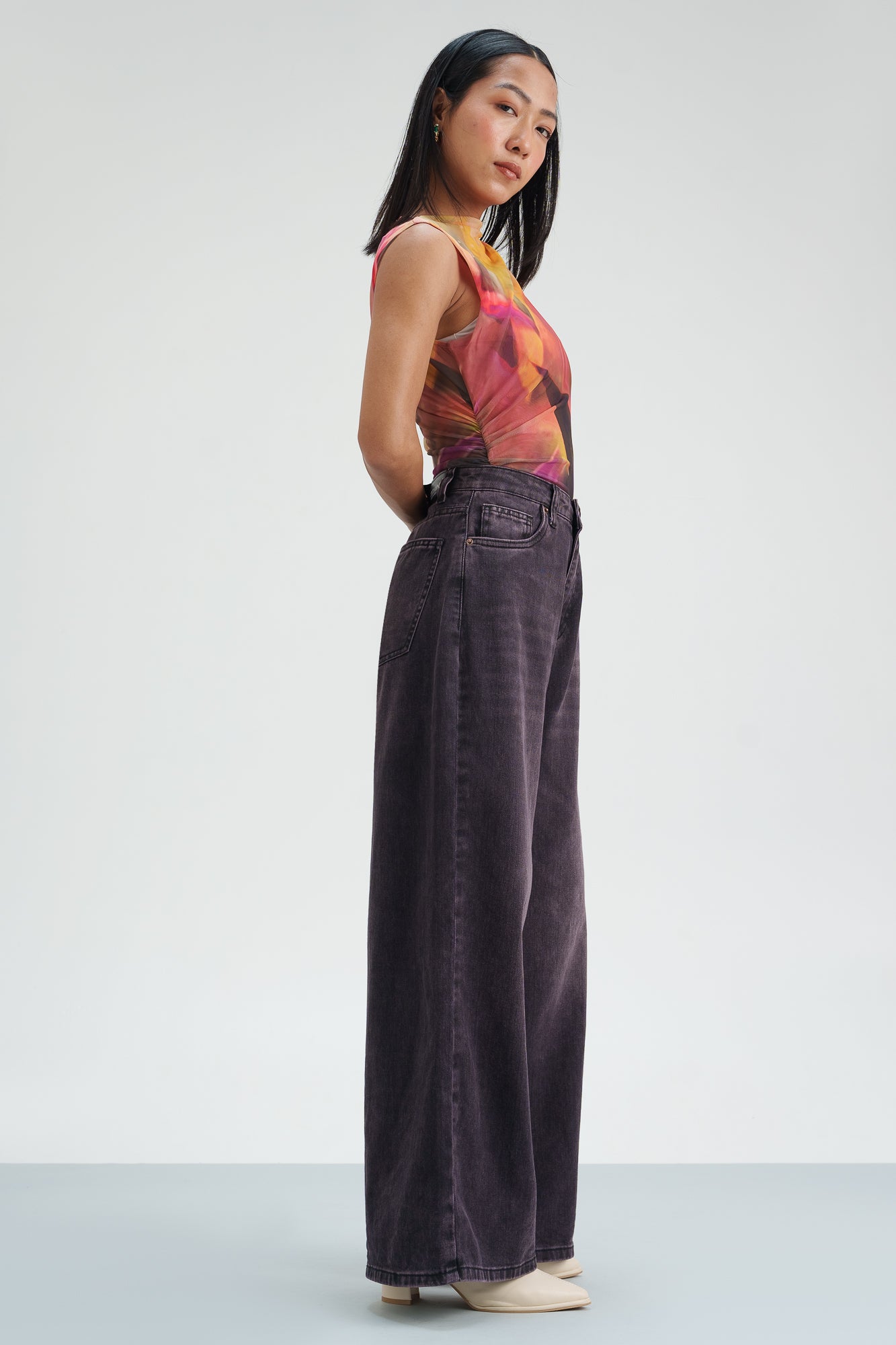 Astral Dark Wide Leg Jeans