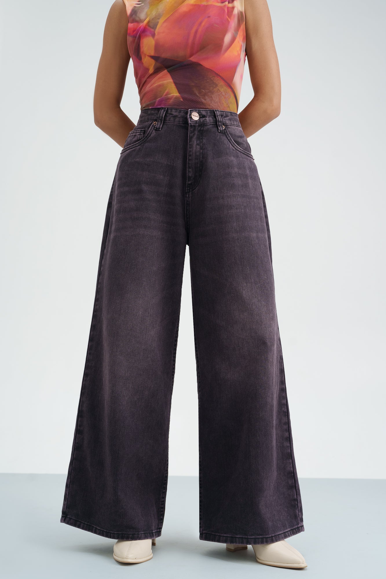 Astral Dark Wide Leg Jeans