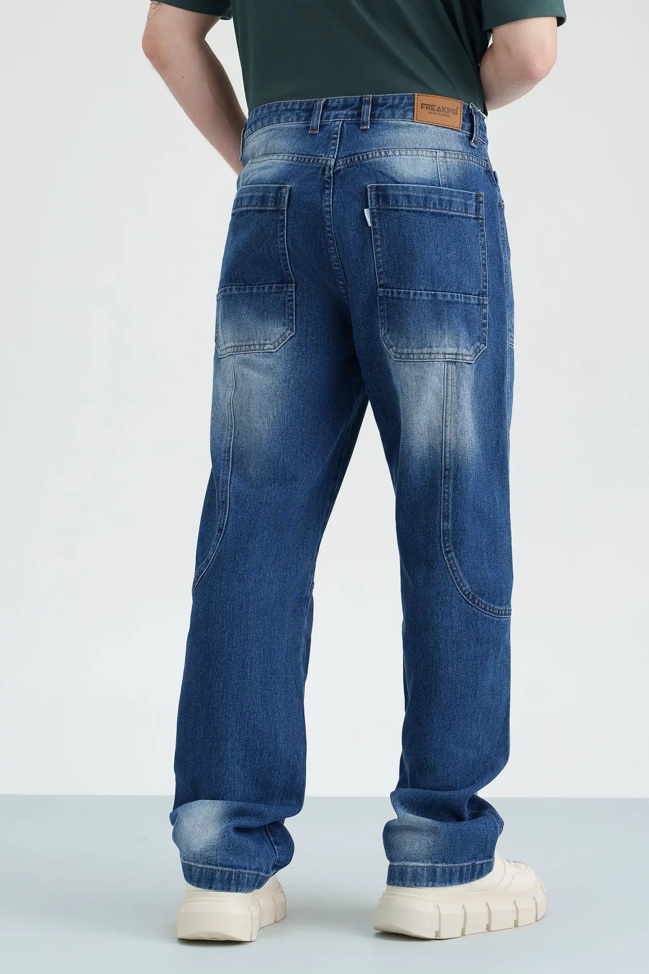 Indigo Drift Men's Straight Leg Jeans