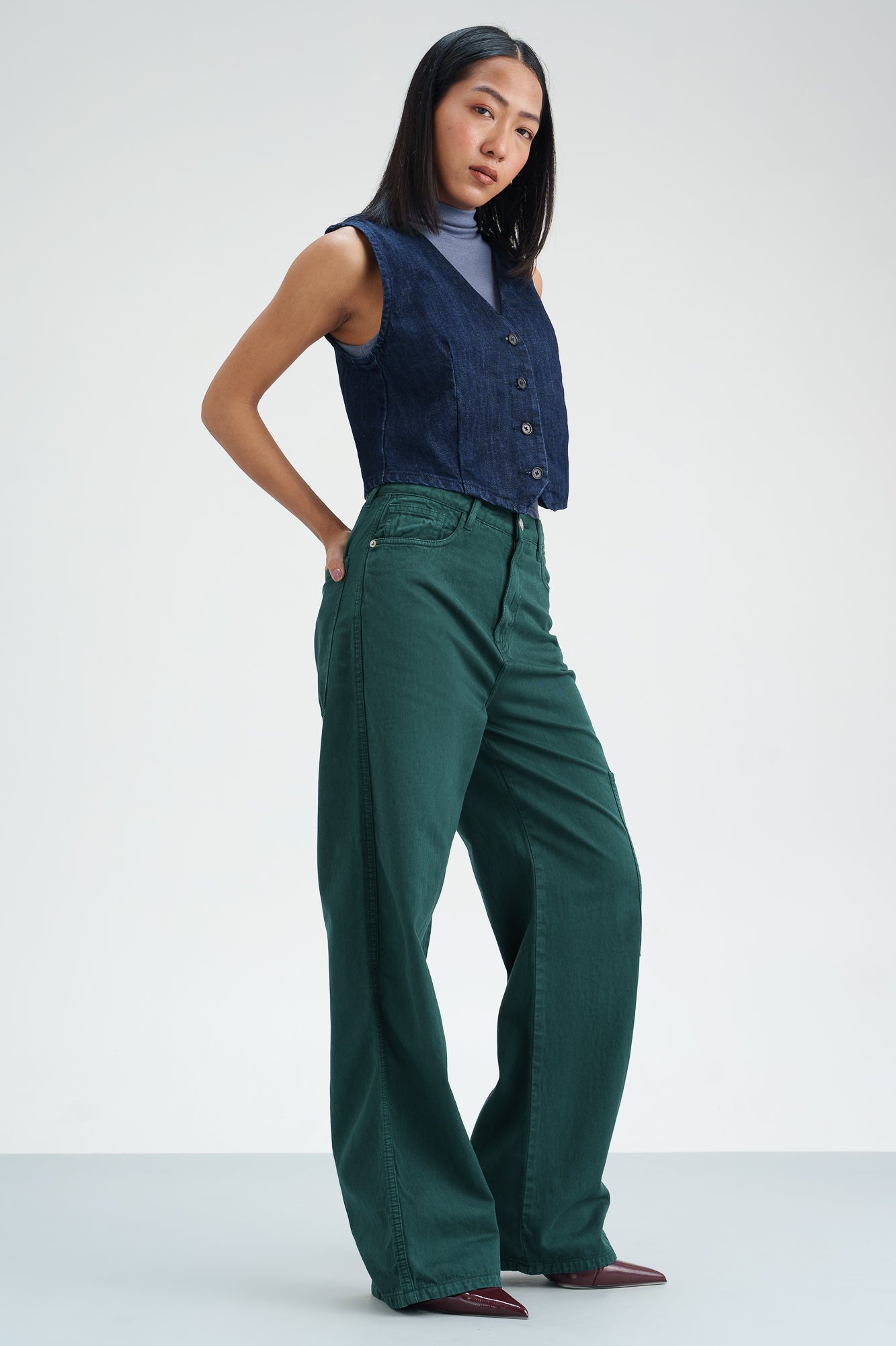 Emerald Blaze Straight Fit Jeans