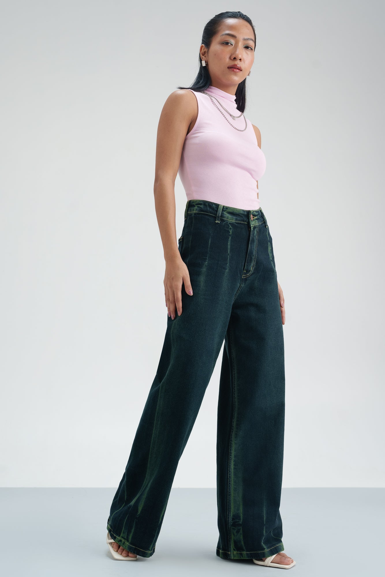 Jade Aura Retro Flare Stretch Jeans