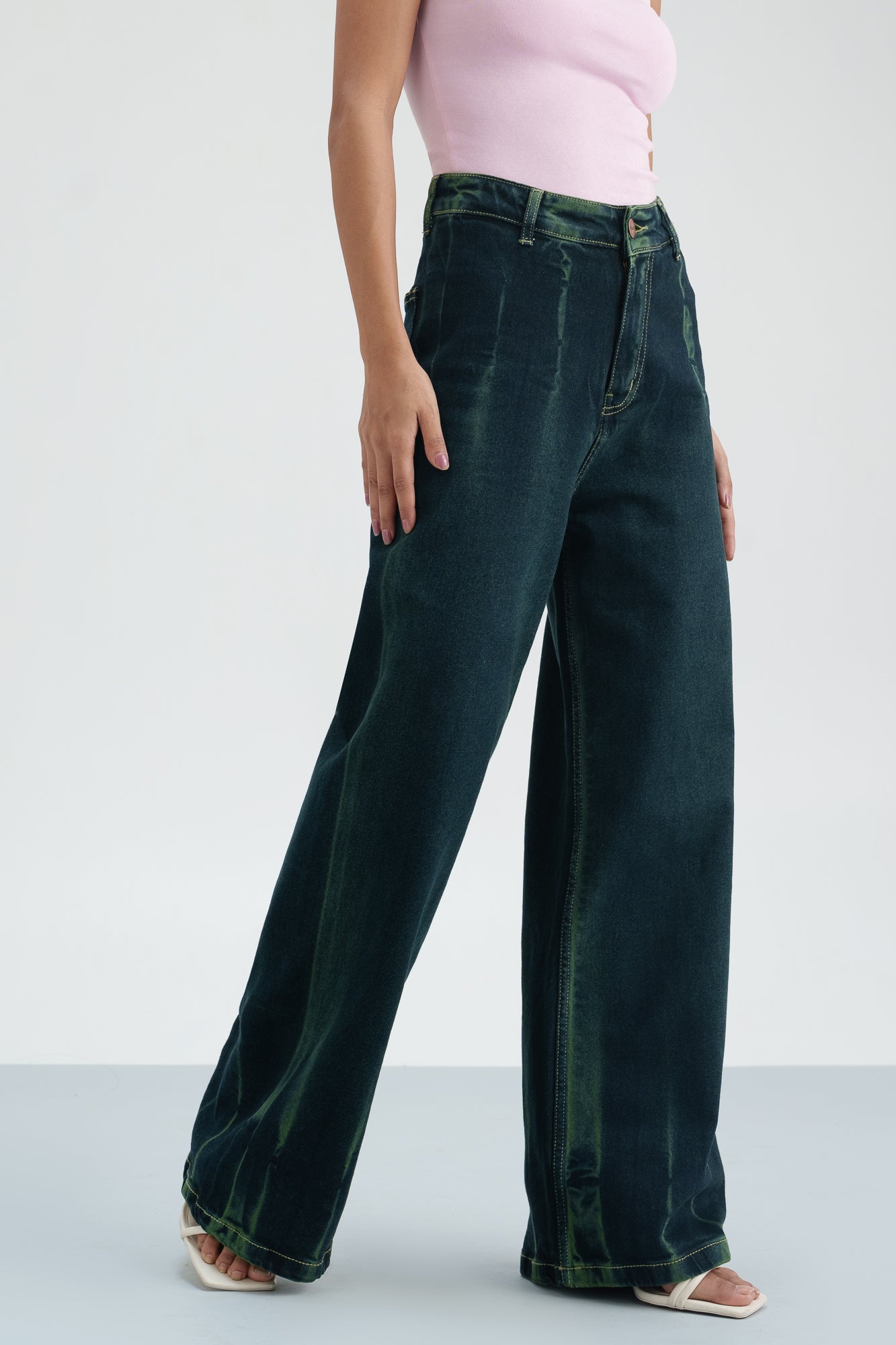 Jade Aura Retro Flare Stretch Jeans