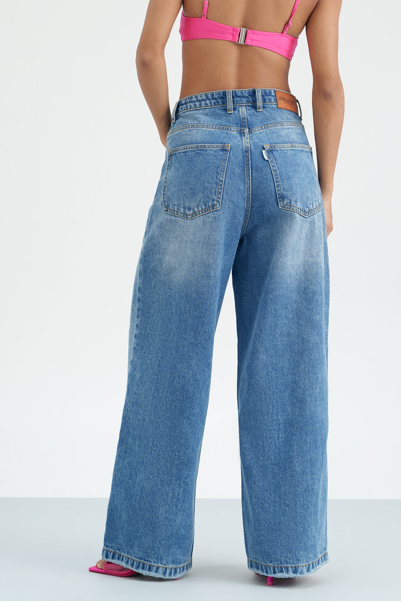 Blue Muse Wide Cropped Jeans