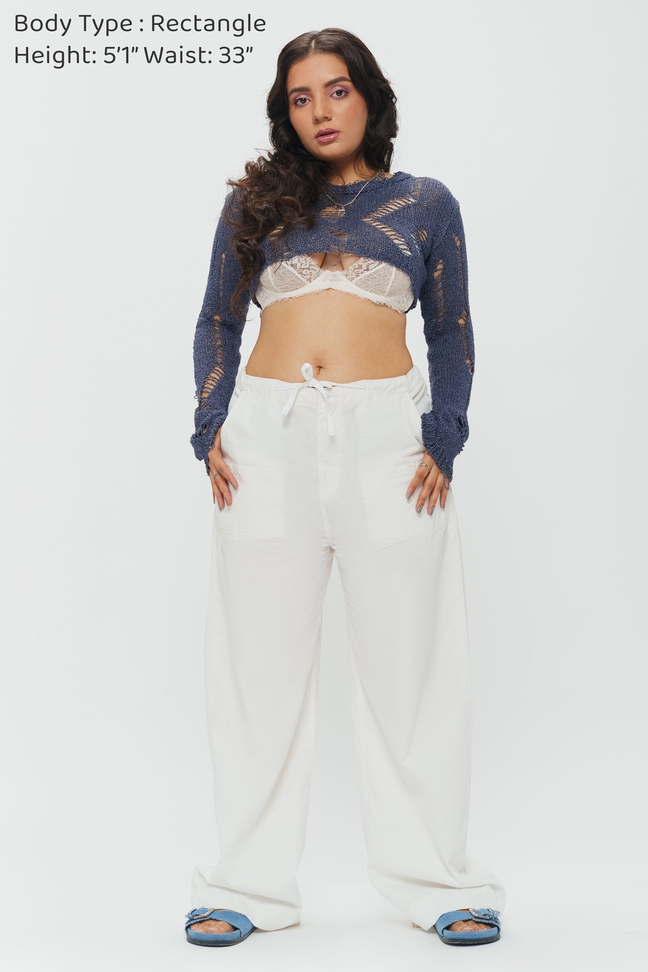 Front Knot Tie Crop Top With Pants Set – Local Nation