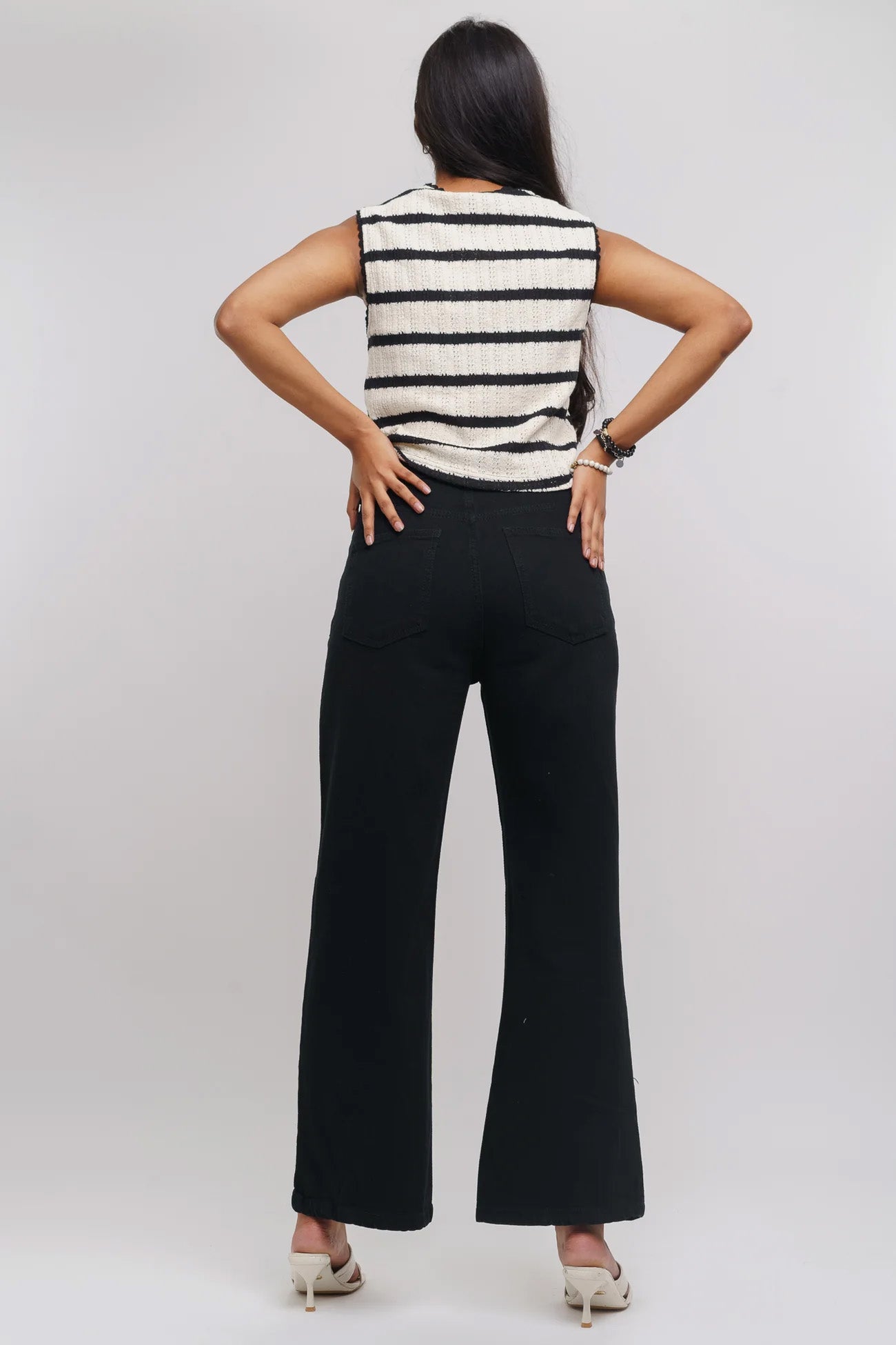 Pitch Black Women's Straight Jeans