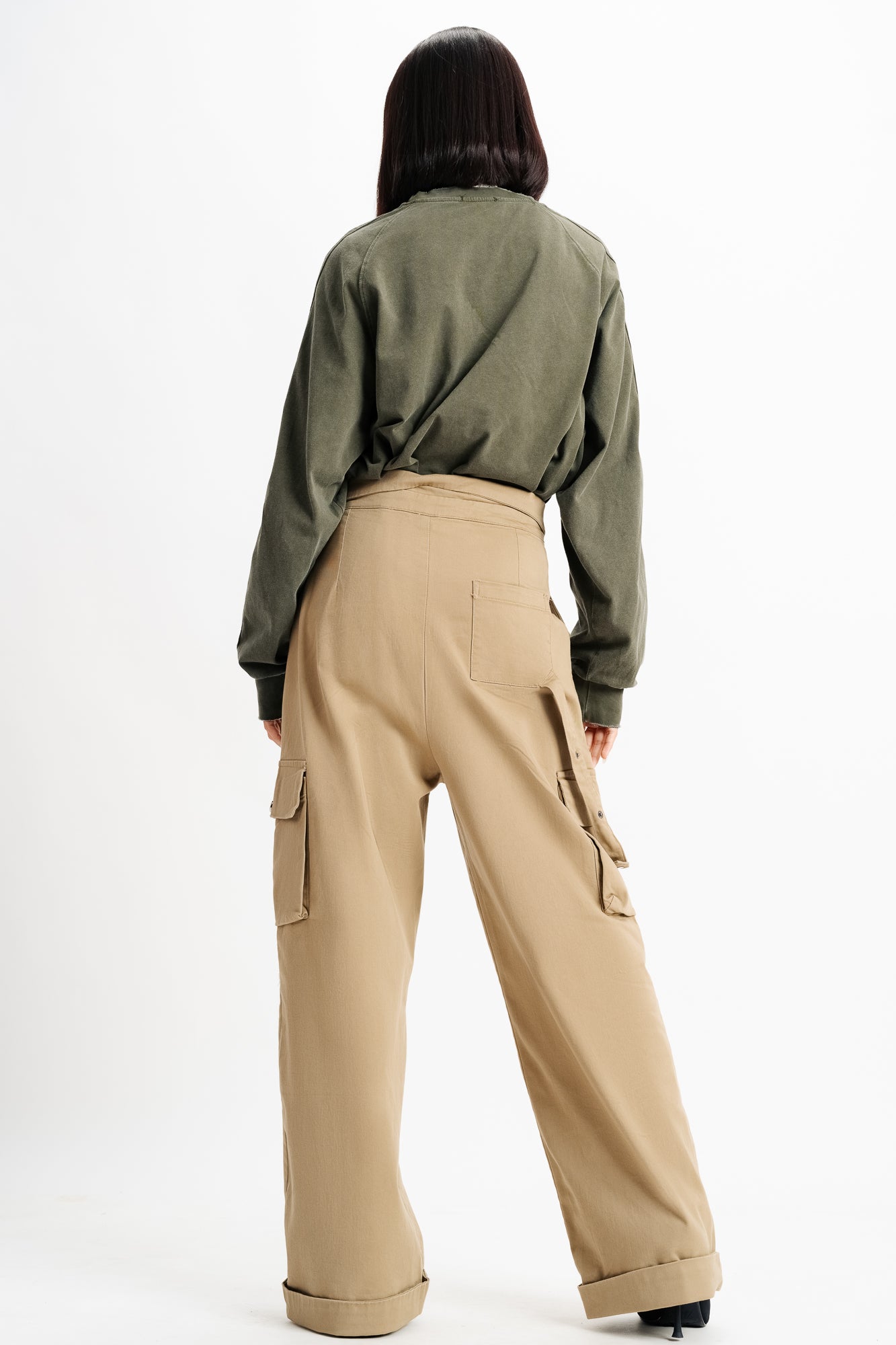 Buy online Beige Solid Mid Rise Trouser from bottom wear for Women by Clora  Creation for ₹879 at 32% off | 2024 Limeroad.com