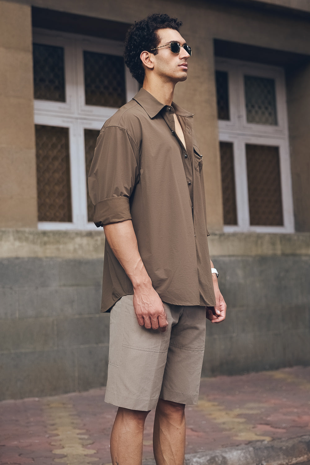 Men's Brown Breezey Light Shirt