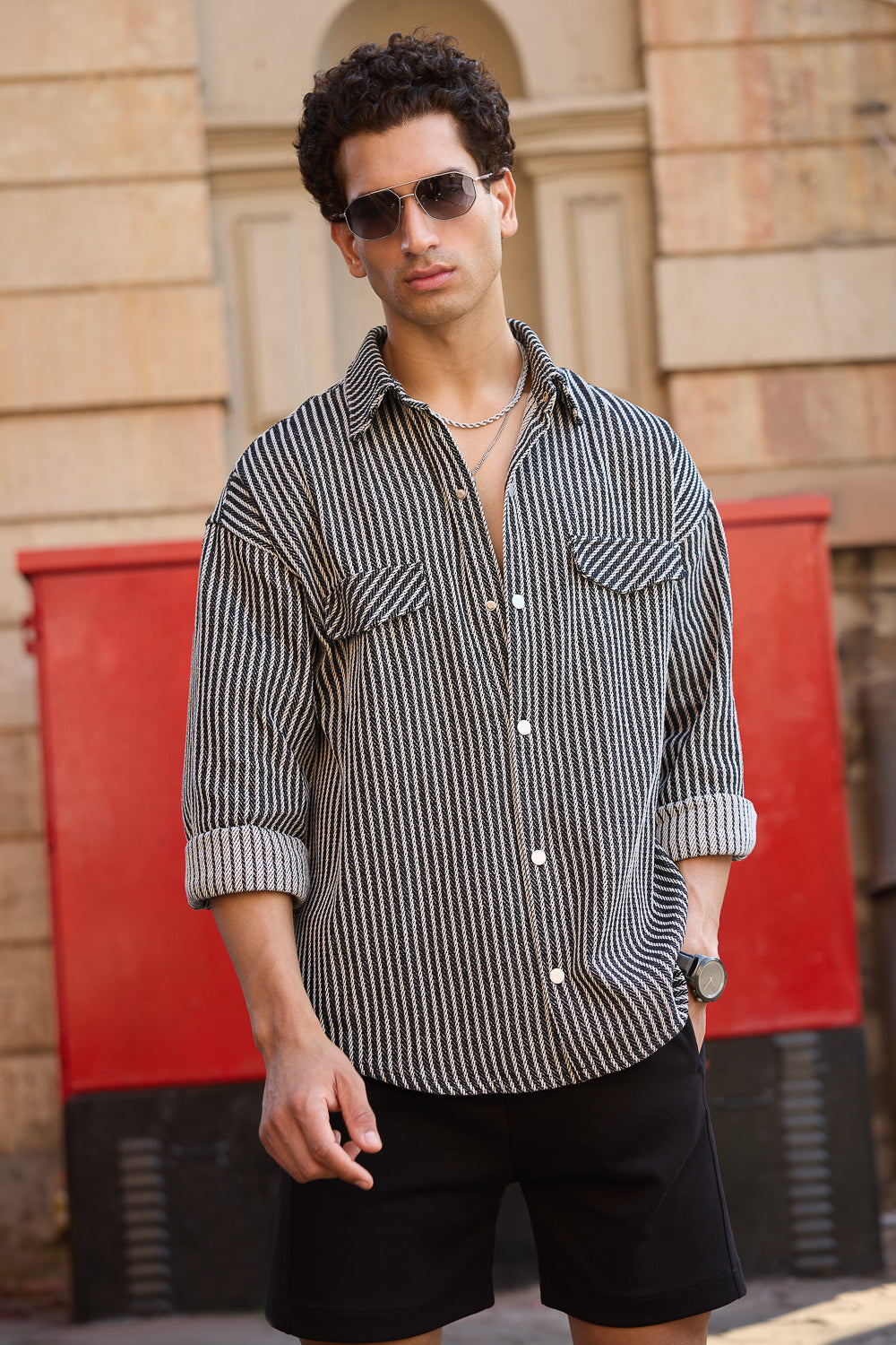 Men's Striped Effect shirt
