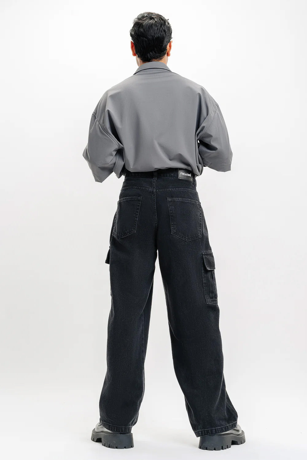 Coal Cut Men's Baggy Straight Cargo Jeans