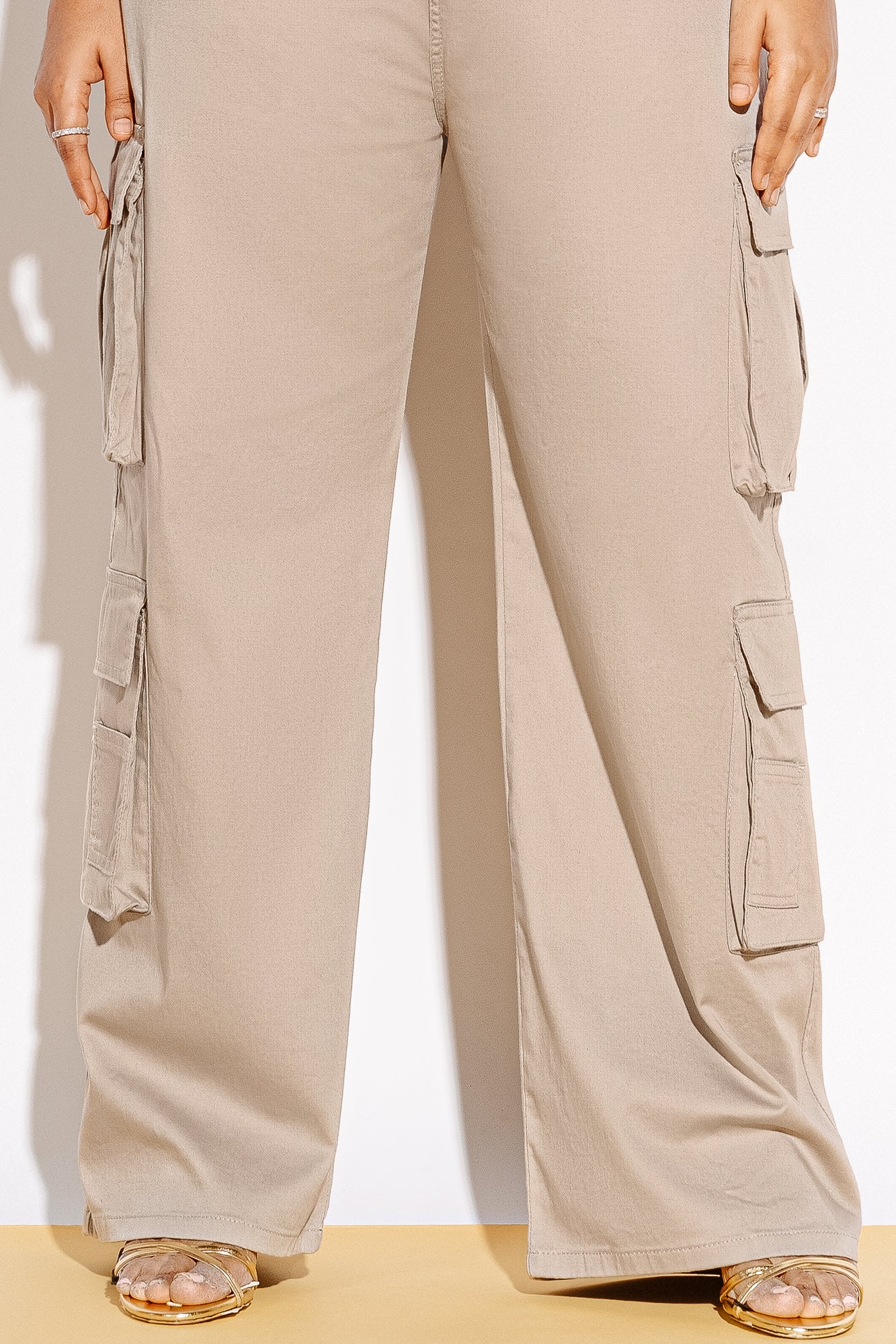 ARGENT POCKETED CARGO PANTS