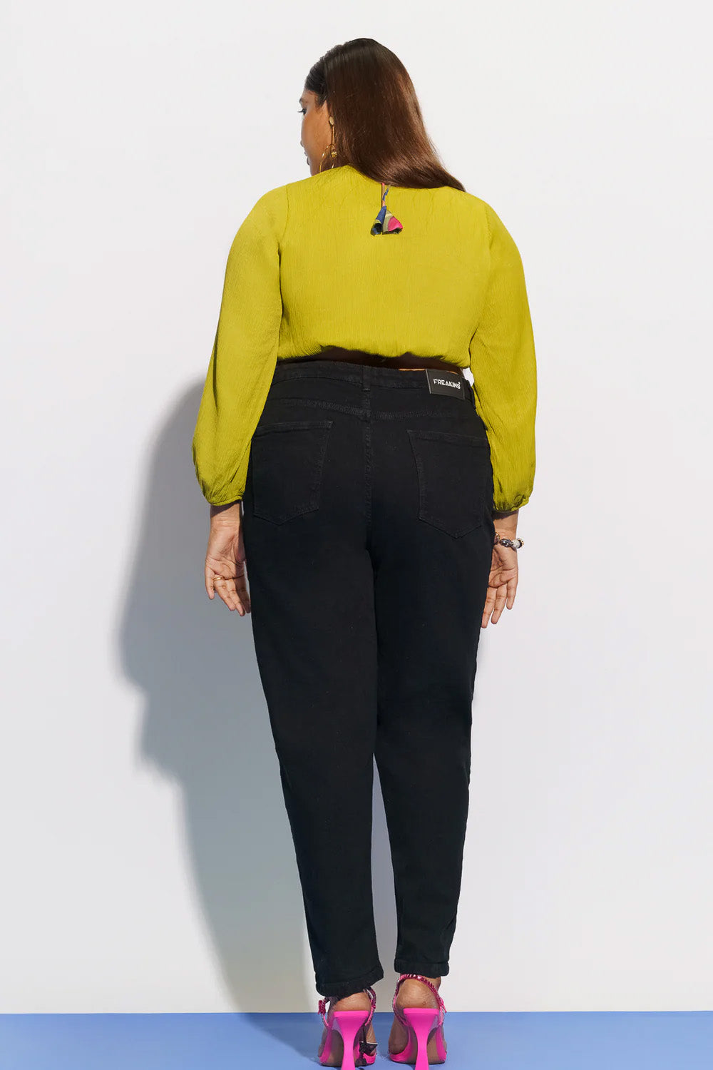 Curve Nigel Black Mom Jeans