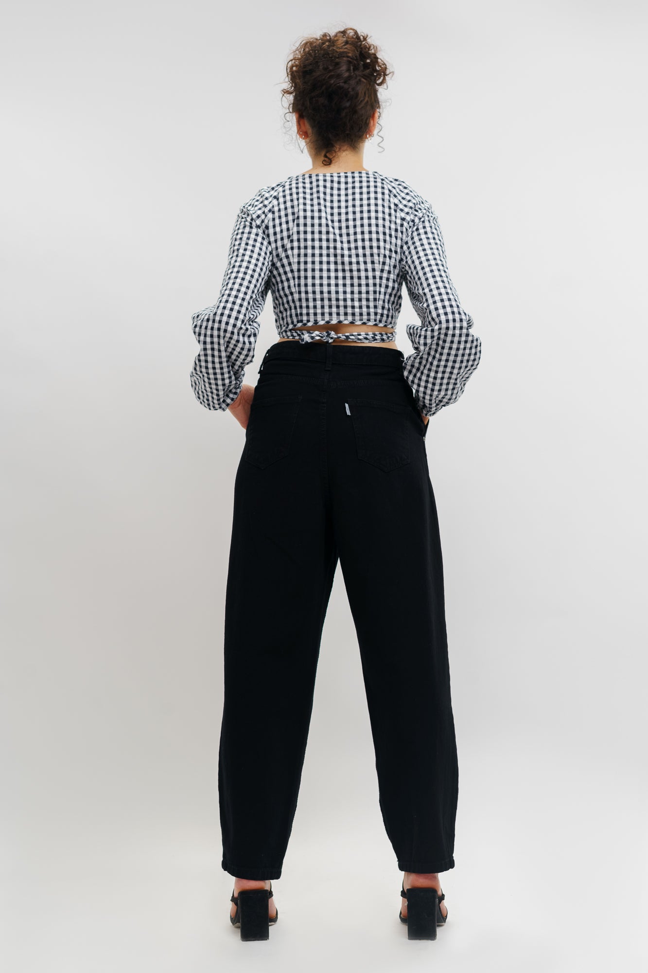 Peruzzi Slouch Trousers Black | Cilento Designer Wear