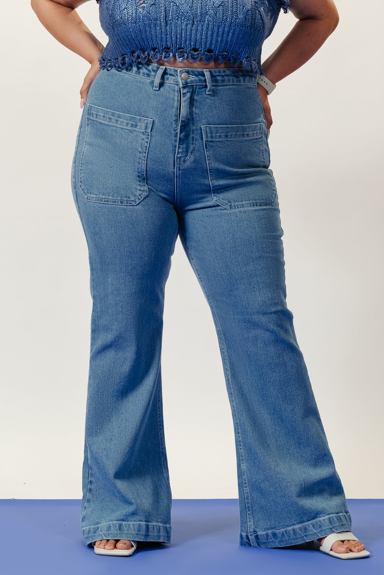 CURVE FRONT POCKET MERMAID BOOTCUT