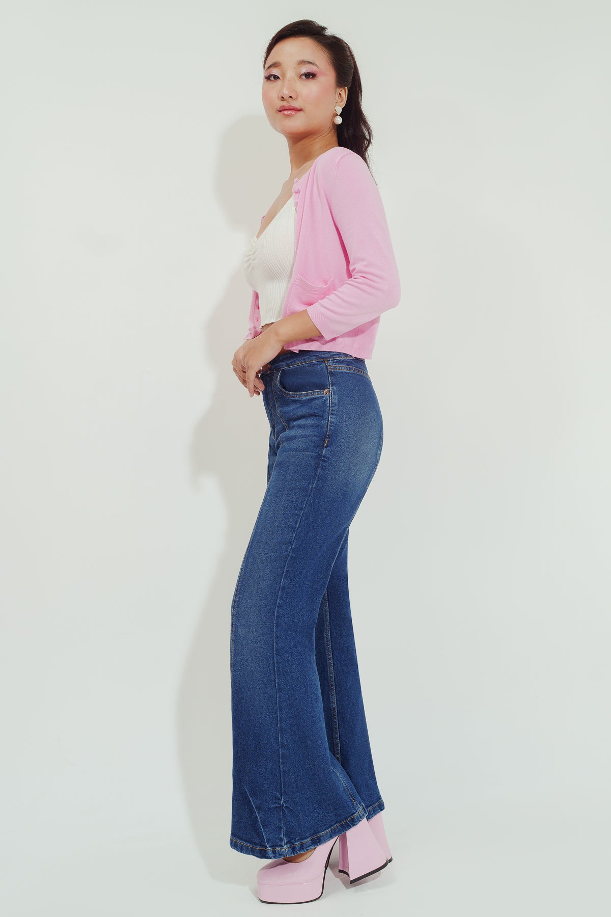 Retro Bootcut Flared Jeans