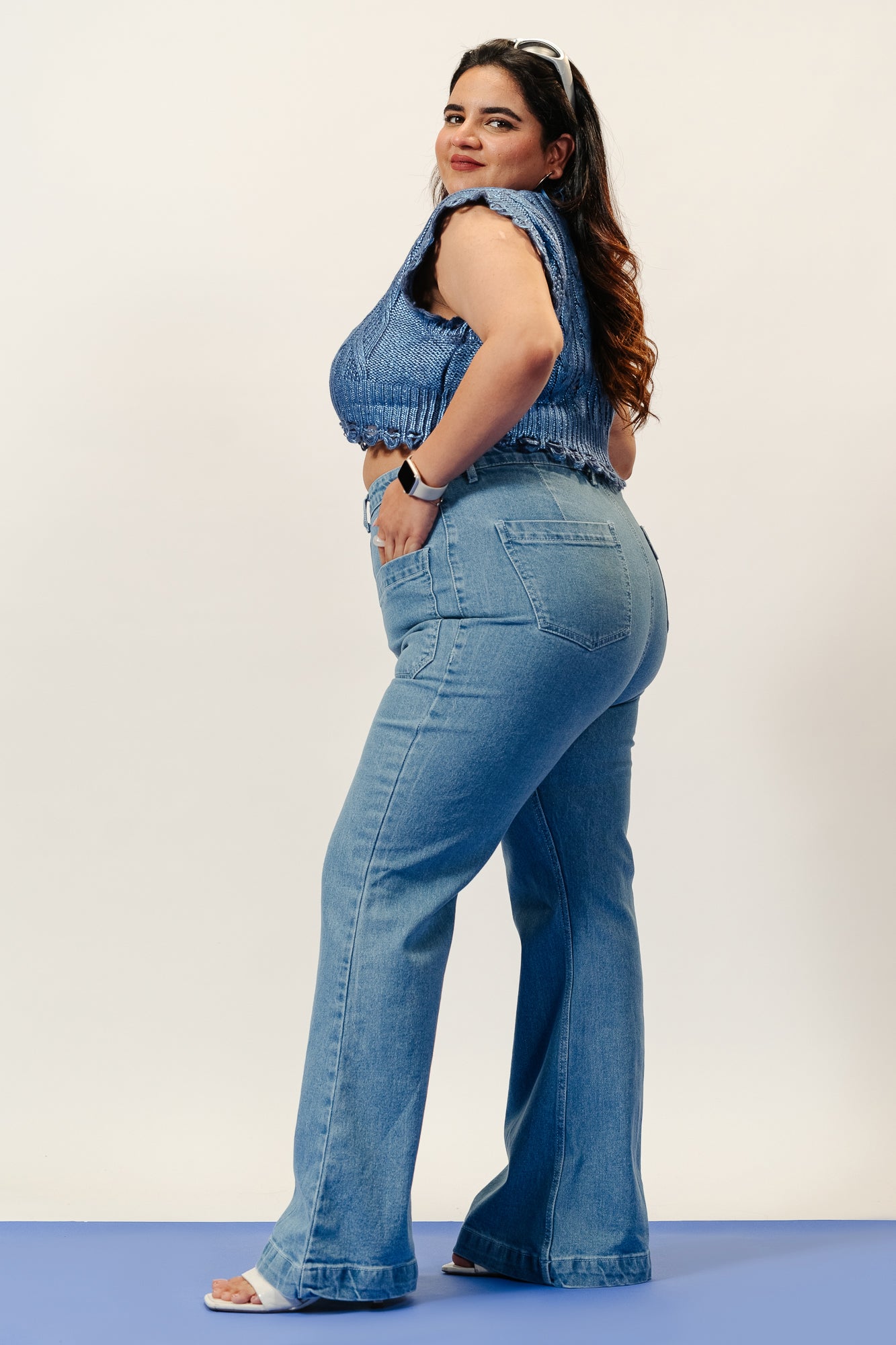 Curve Front Pocket Mermaid Bootcut