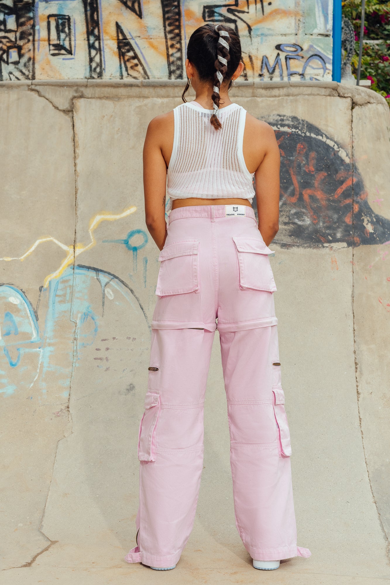 FREE SHIPPING Pink Streetwear Cargo Pants JKP1177  Pink streetwear, Summer  outfits women, Streetwear women