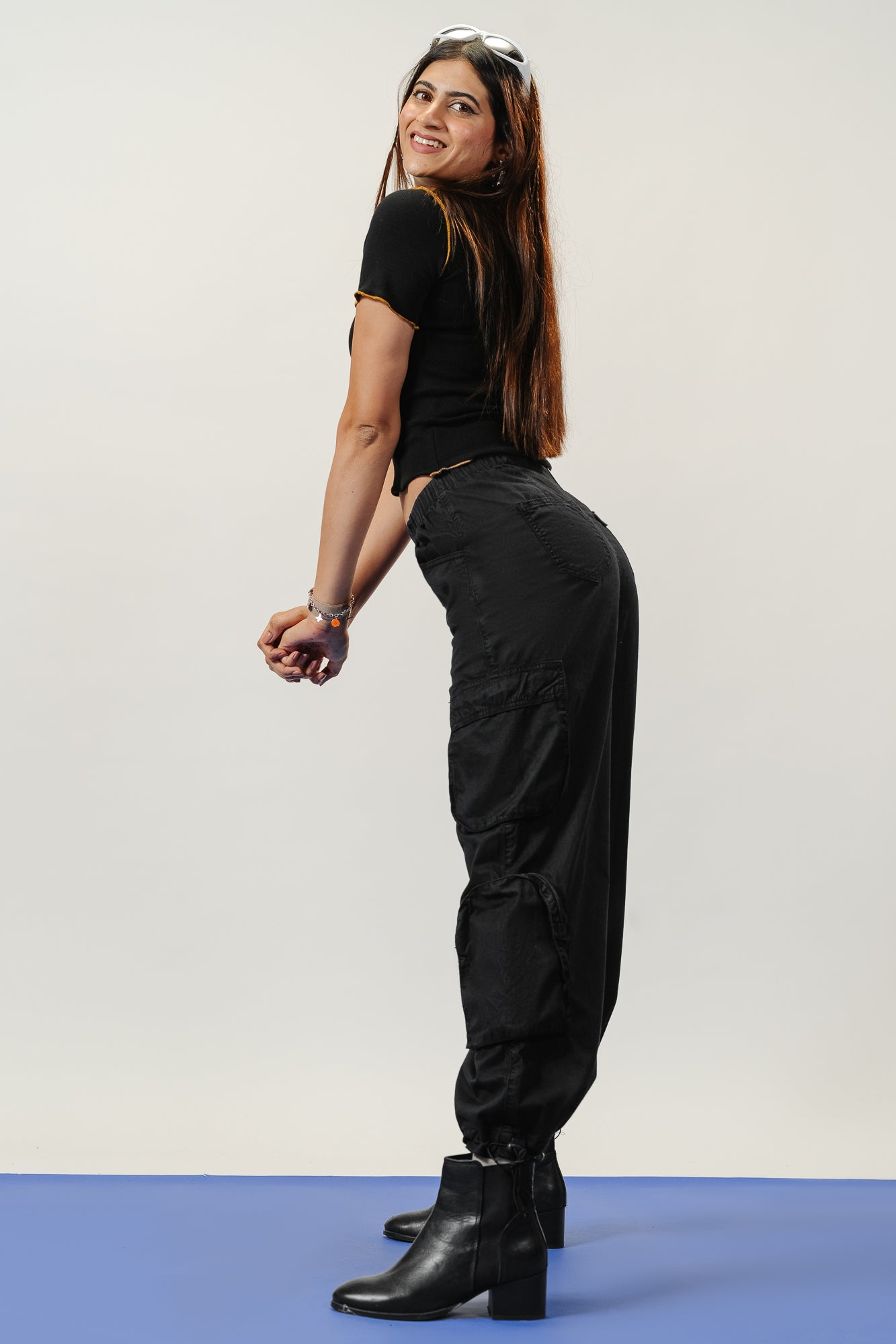 Elasticated cargo online joggers