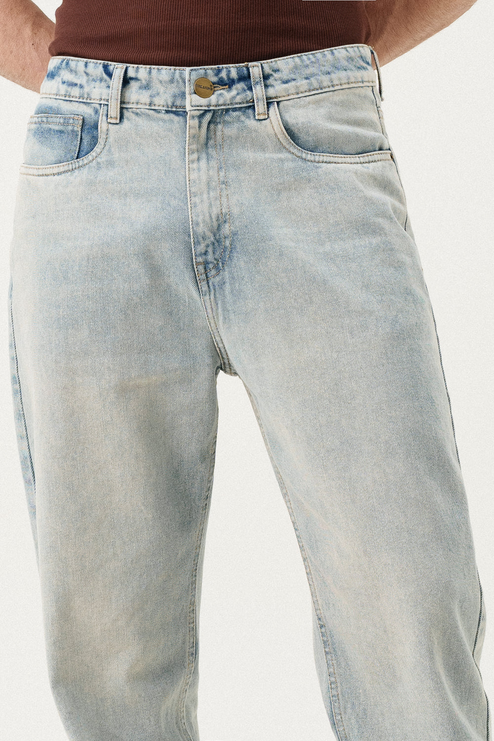 Mistique Fade Men's Baggy Straight Jeans