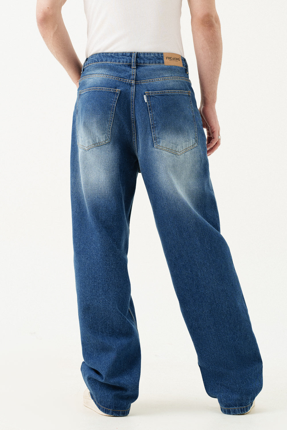 Electric Cobalt Men's Baggy Jeans