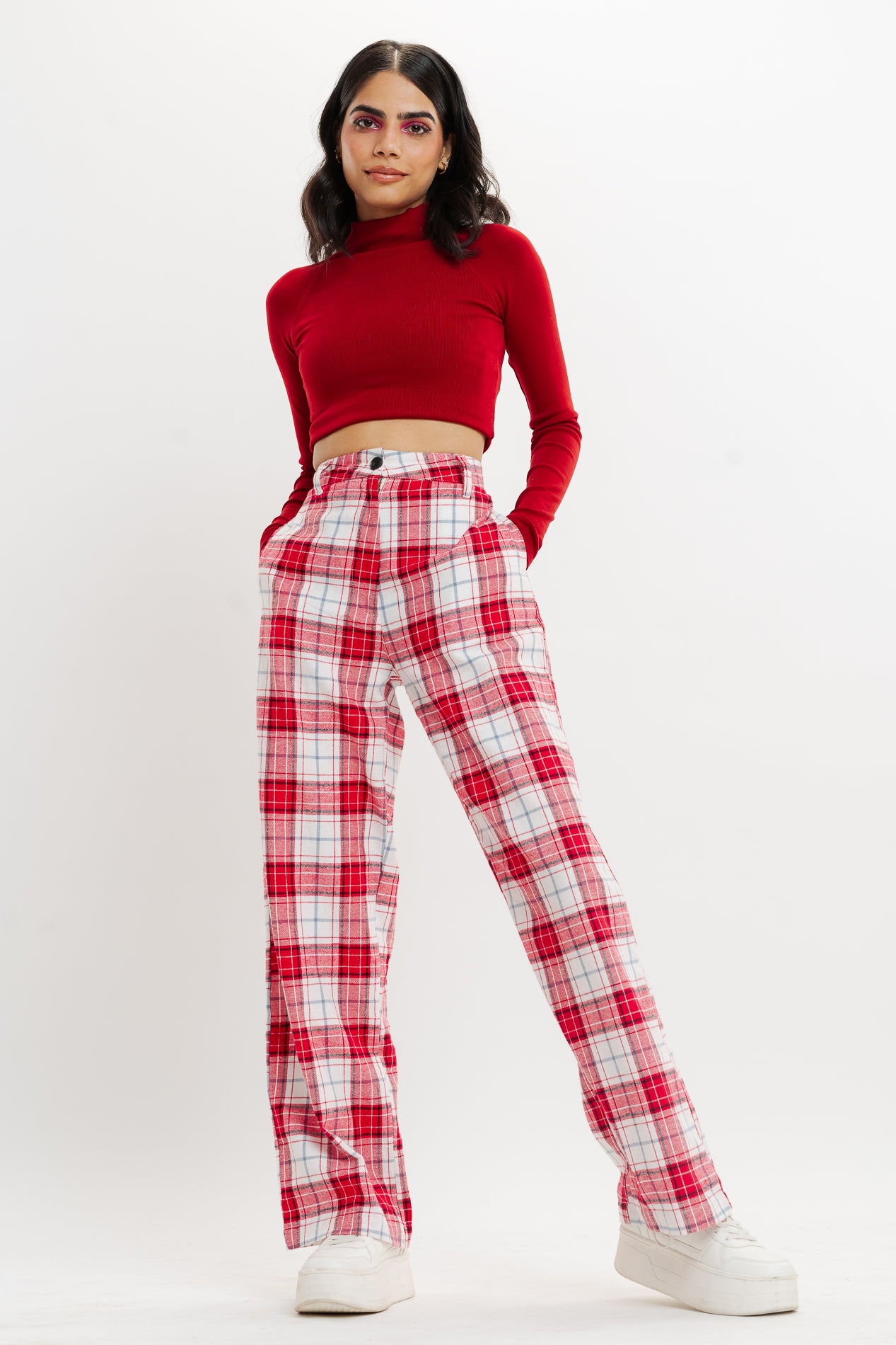 Red Gingham Pants – Classic Whimsy