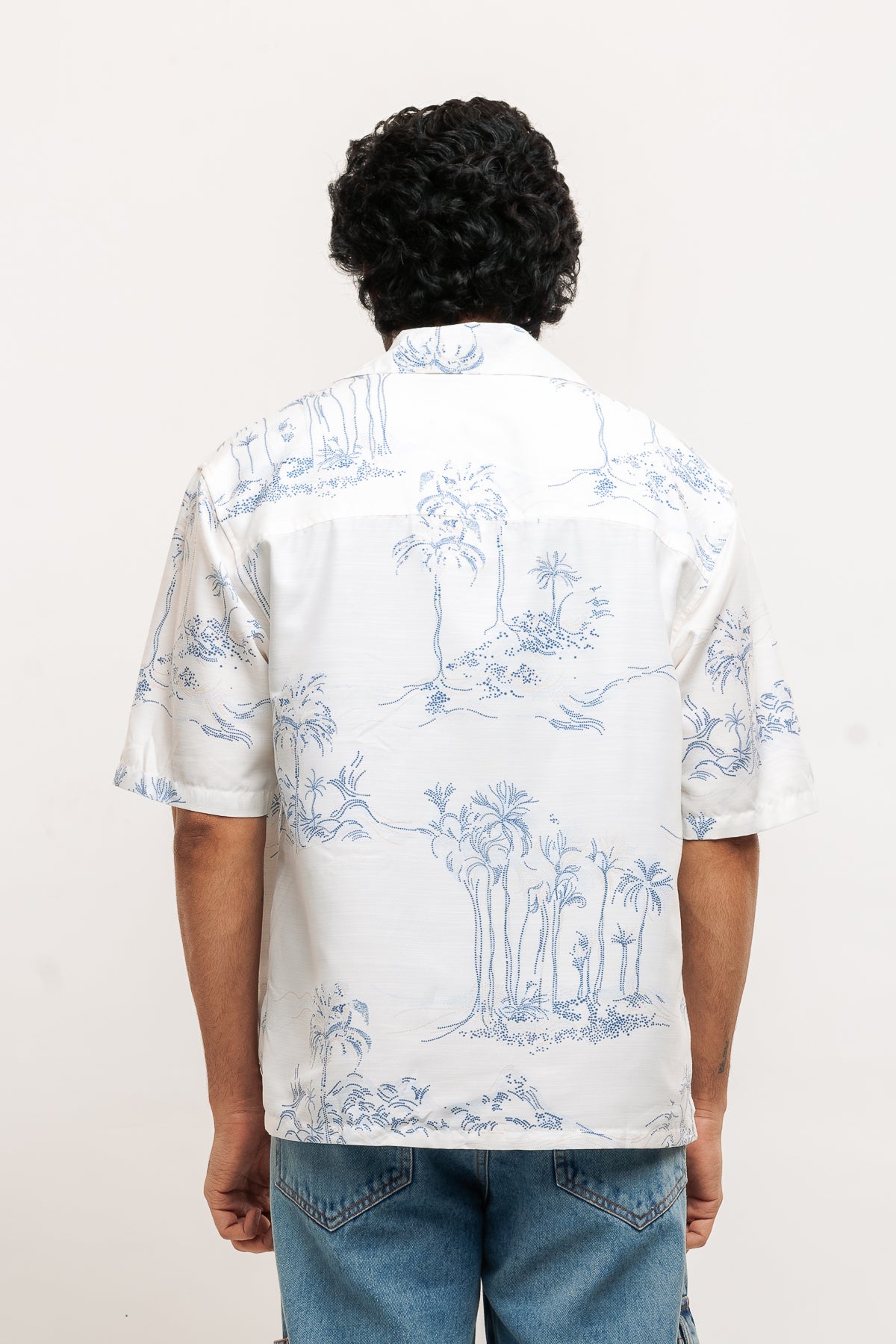 MEN'S TROPICAL PRINT SHIRT