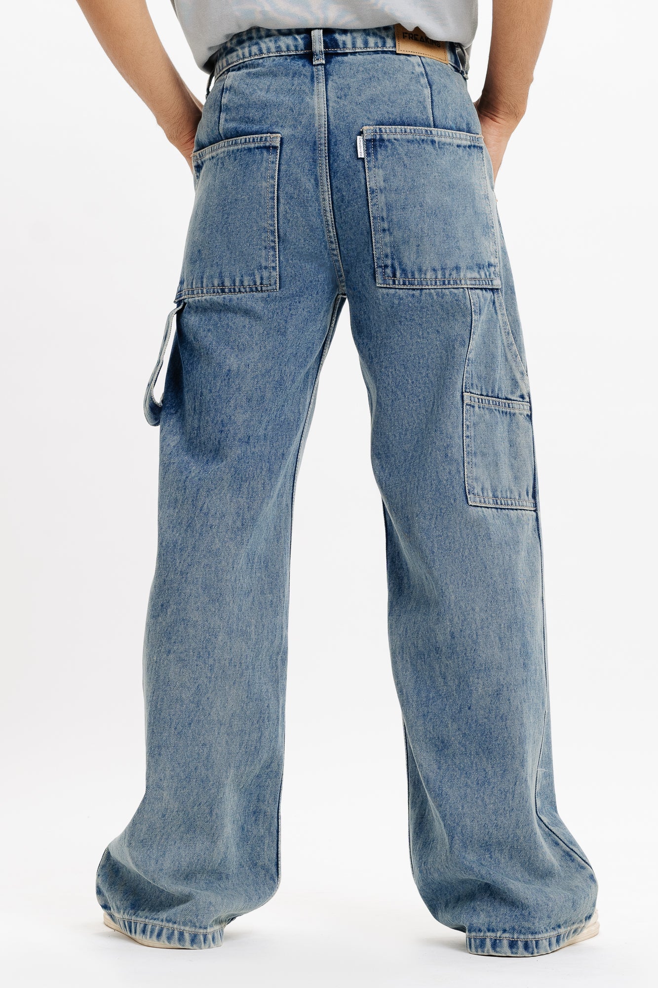 WASHED OUT RELAXED MEN'S CARPENTER JEANS