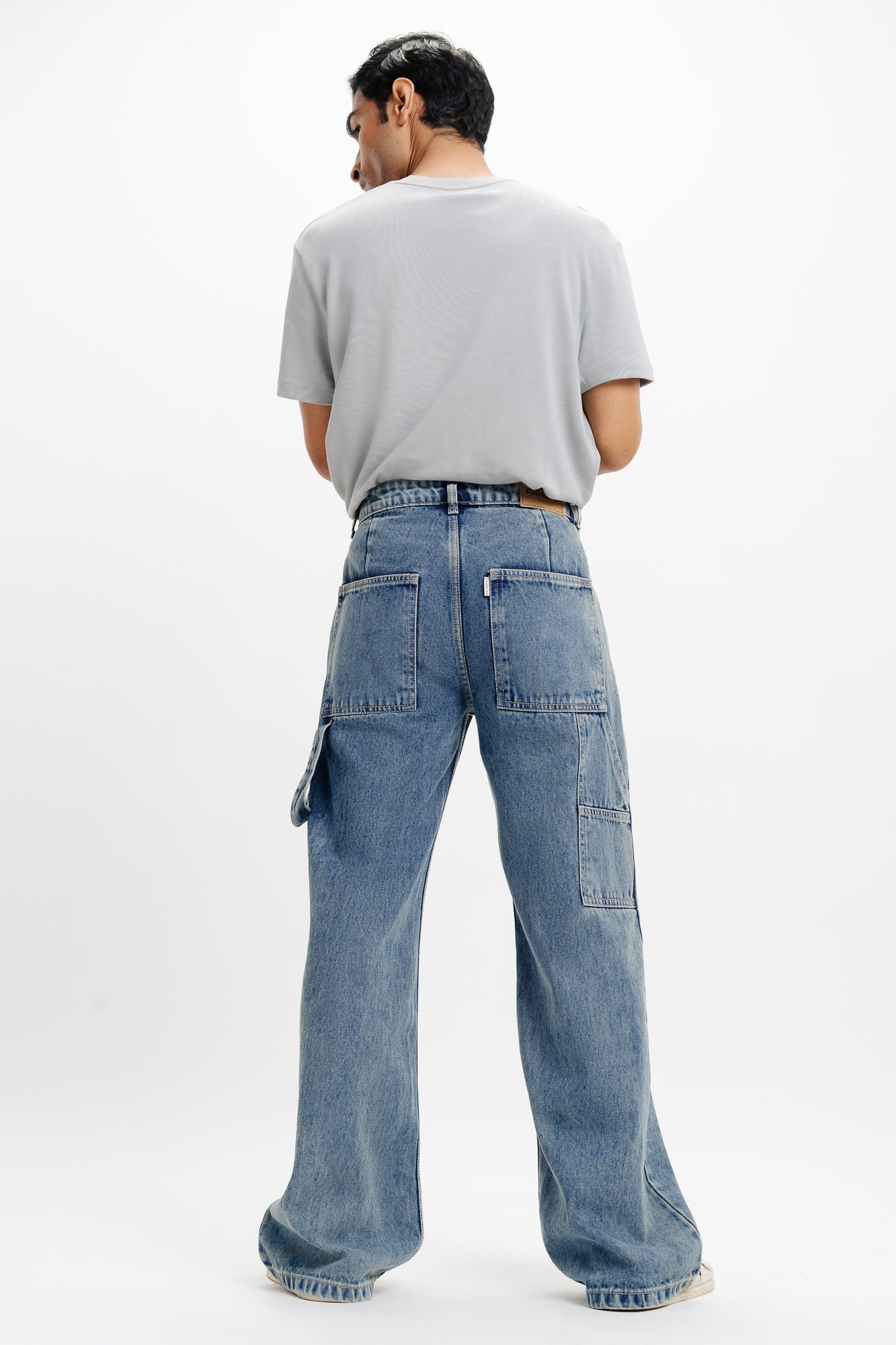 WASHED OUT RELAXED MEN'S JEANS