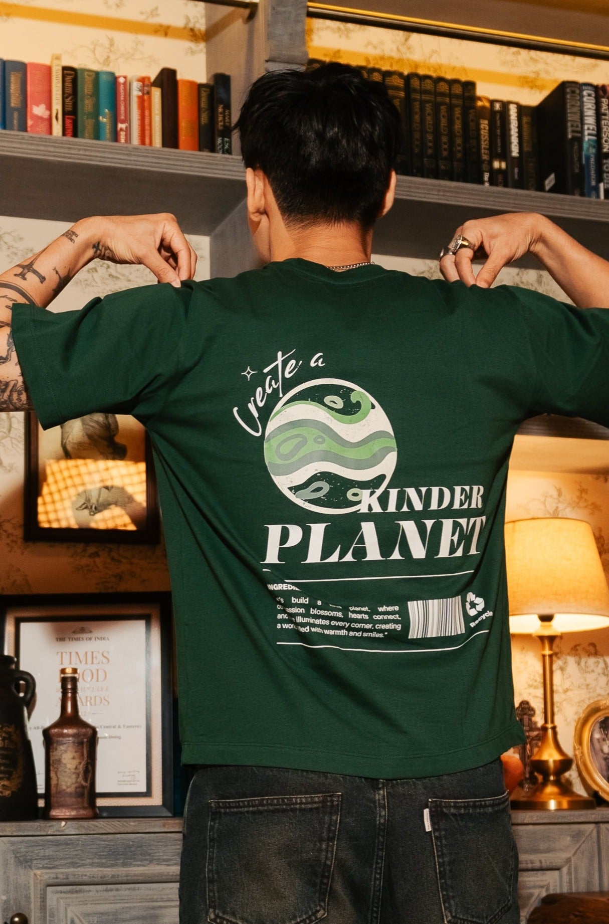 Ecovibe Men's Oversized Tee