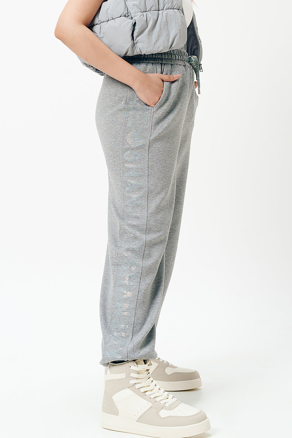 Sparkle Grey Joggers