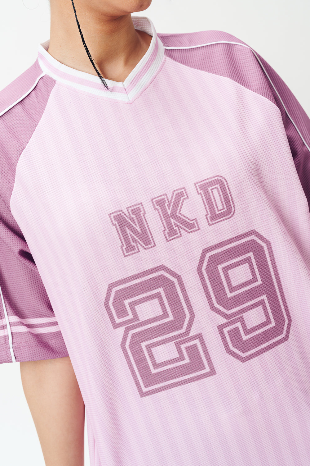 Pink V-neck NKD Jersey