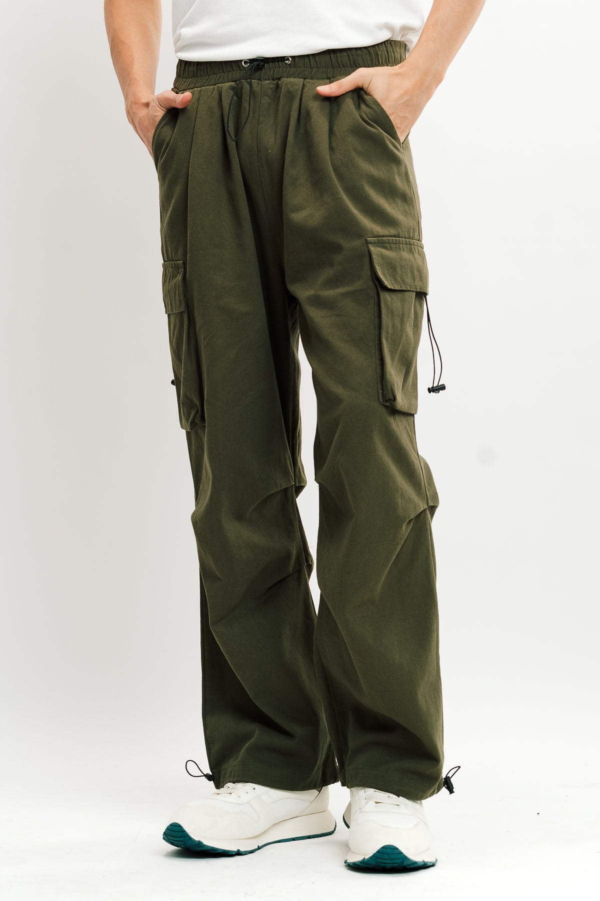 Act Like Homie Nylon Drawstring Cargo Pants - Green | Fashion Nova, Mens  Pants | Fashion Nova