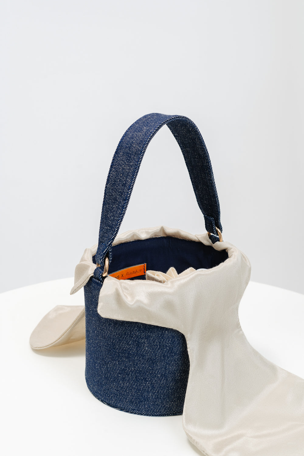 The Blue-Grey Bucket Bag