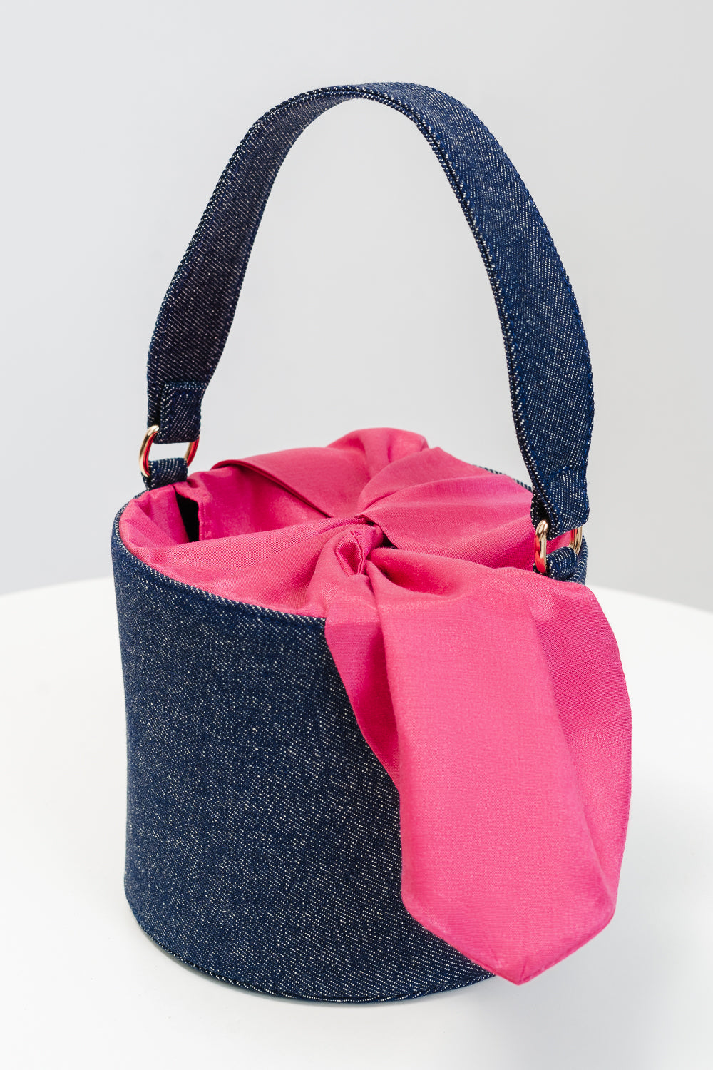 The Blue-Pink Bucket Bag