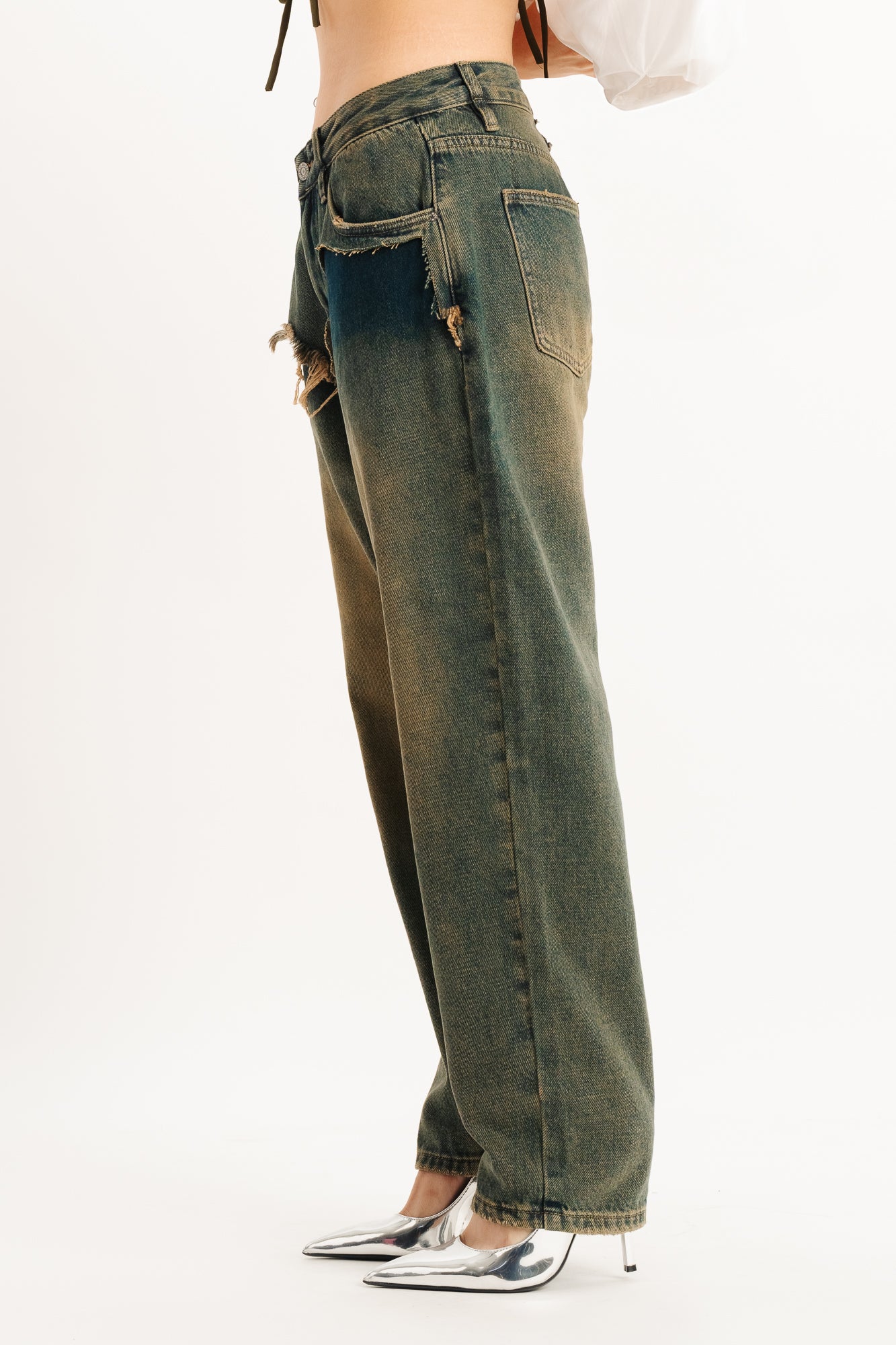 Buy Balenciaga Faded-effect Straight-leg Jeans - Blue At 29% Off |  Editorialist