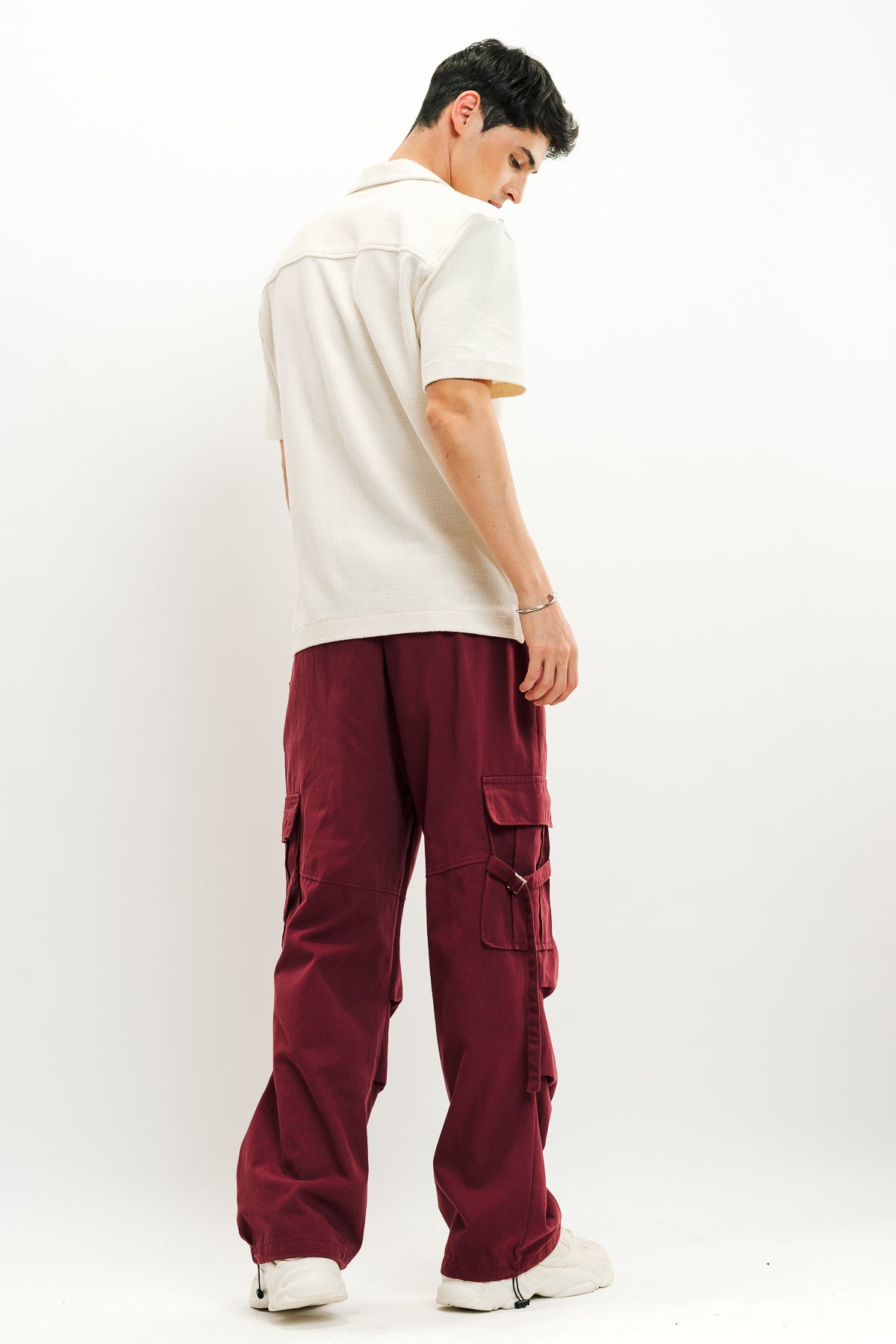 Men's Solid Color Drawstring Waist Cargo Pants | Men's sweatpants, Cargo  pants, Hoodies men style