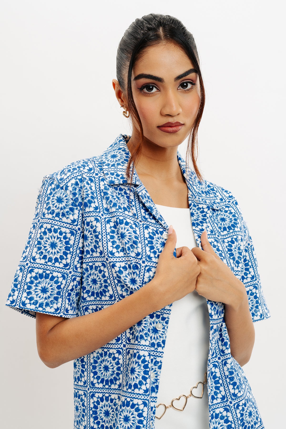 Indigo Mandala Women's Shirt