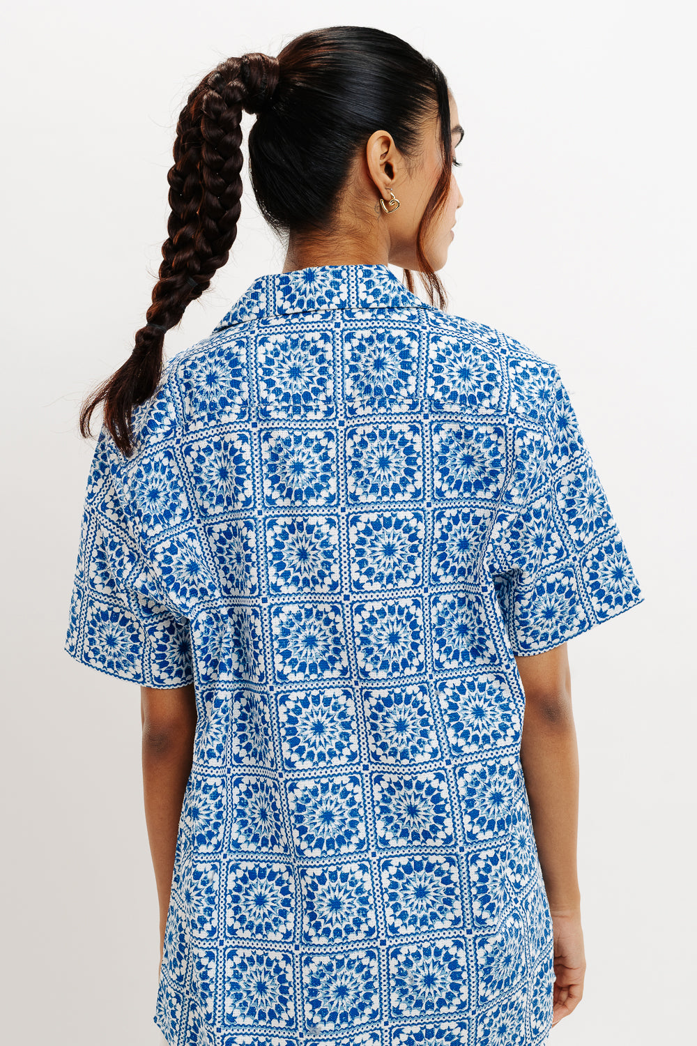 Indigo Mandala Women's Shirt