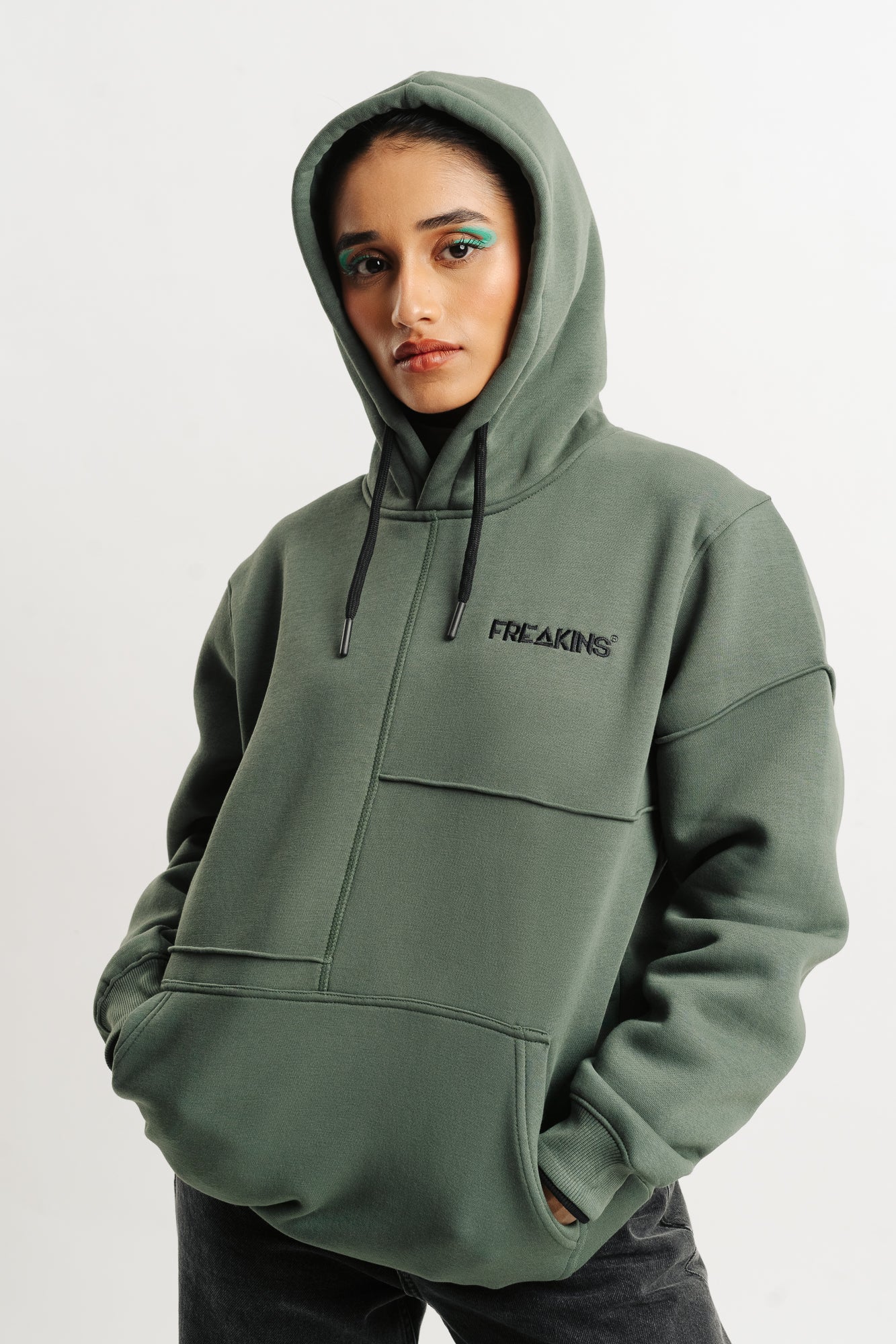 Pistachio Cut & Sew Hoodie