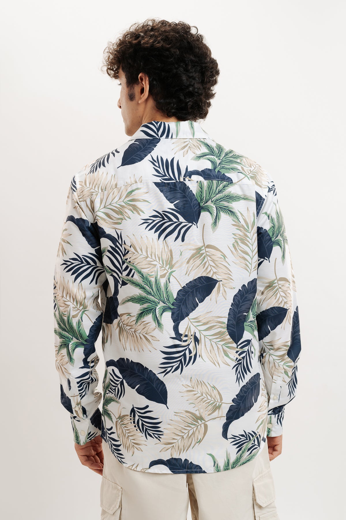 Leafy Oasis Full Sleeves Men's Shirt