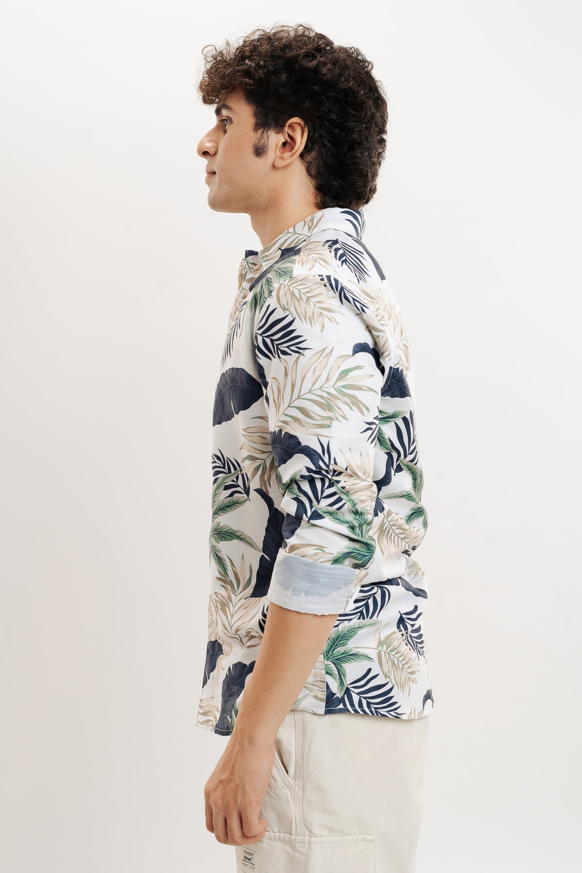 Leafy Oasis Full Sleeves Men's Shirt