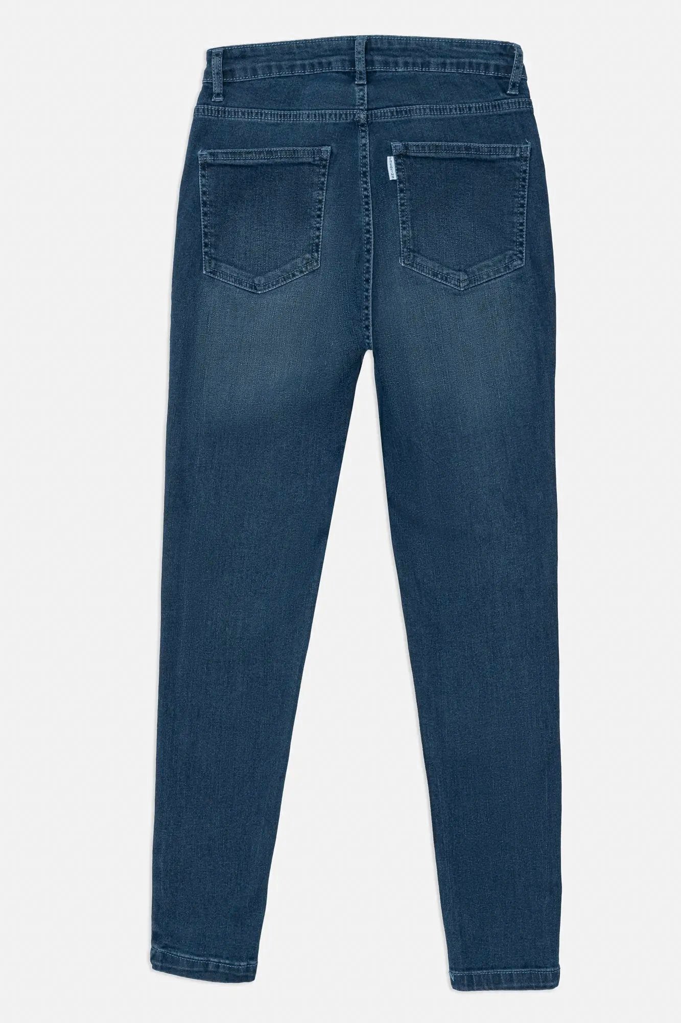 Dark Blue High Waist Skinny Jeans