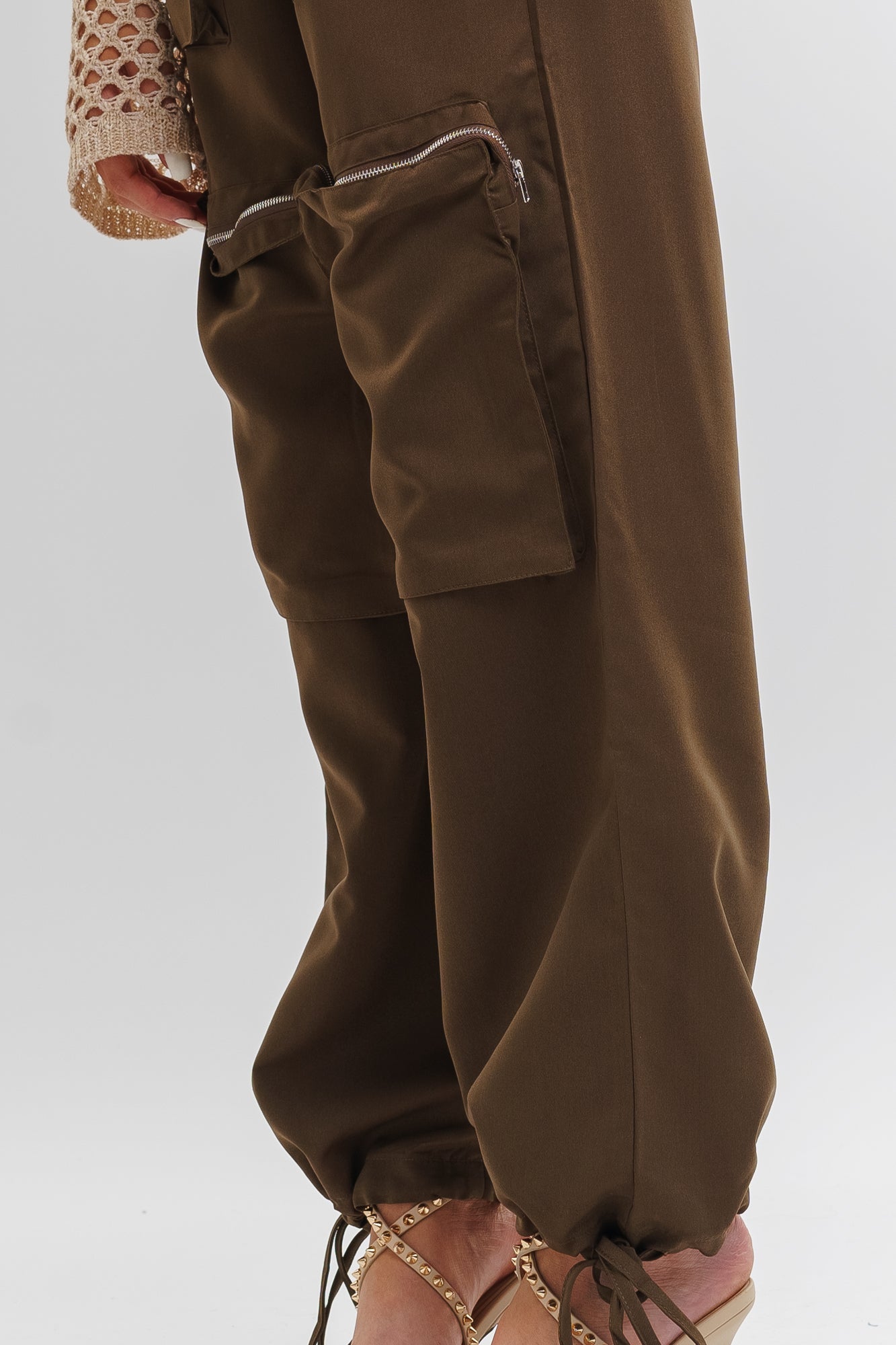 BROWN CARGO TROUSERS