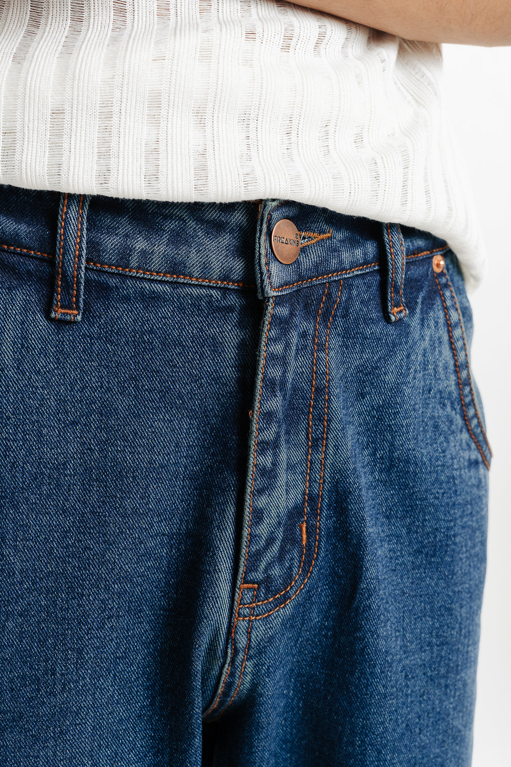 Men's Blue Cargo Jeans